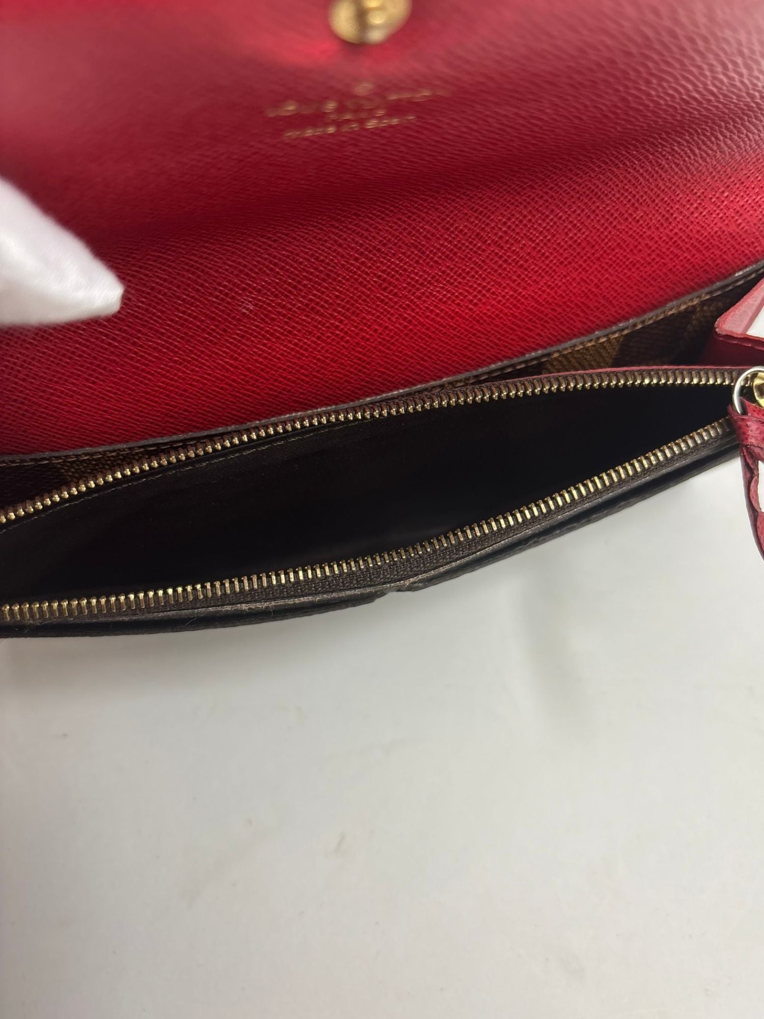 Portefeuille Émilie Damier Ébène Louis Vuitton