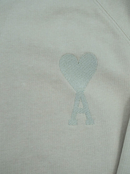 Sweat beige à logo - AMI Paris