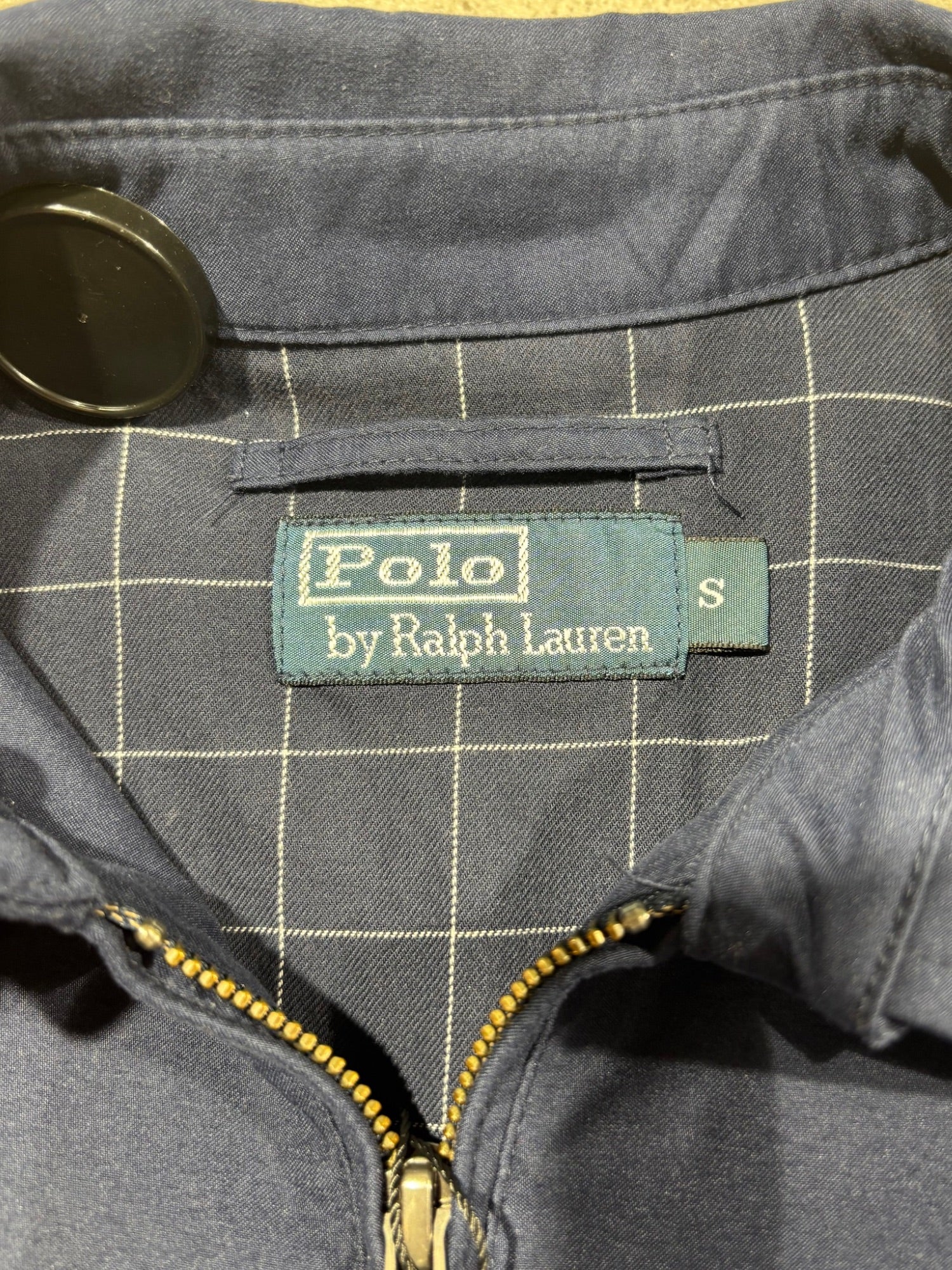 Veste Harrington Ralph Lauren bleue (S)
