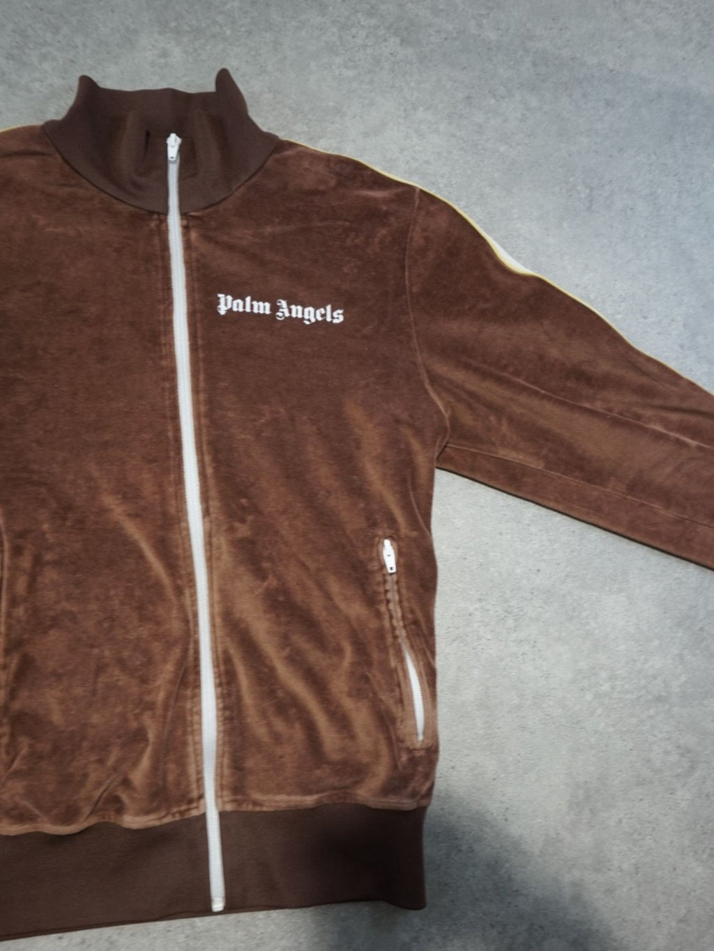 Gilet doux marron Palm Angels