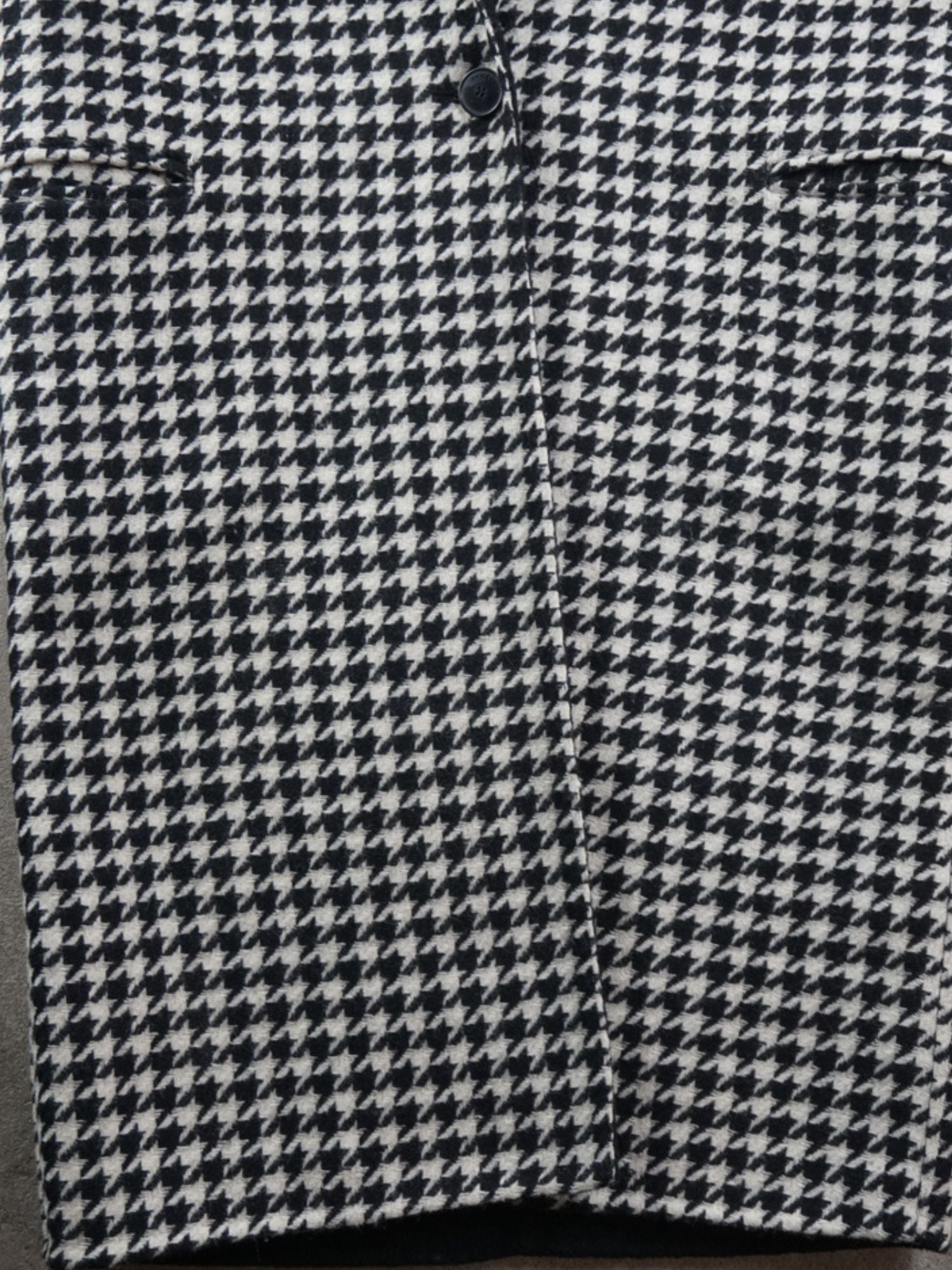 Manteau long pieds de poule Sandro (S femme)