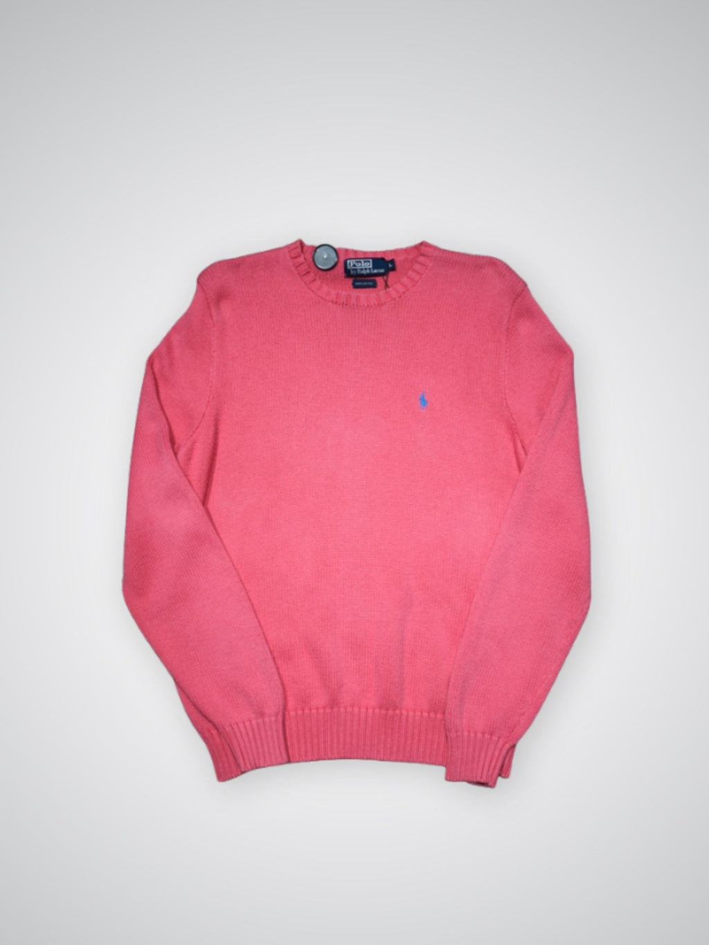 Pull en maille rose Ralph Lauren (L)