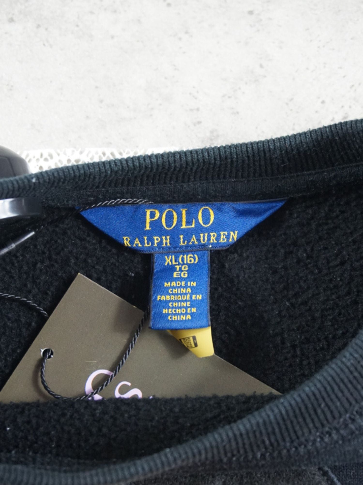 Sweat Ralph Lauren Bear (XL 16 - XXS femme)