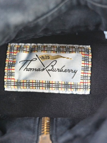 Veste Harrington bleu marine à logo - Thomas Burberry