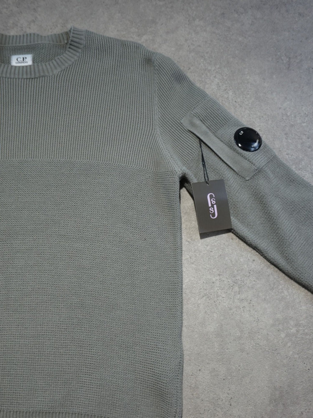 Pull en maille CP Company gris (M)