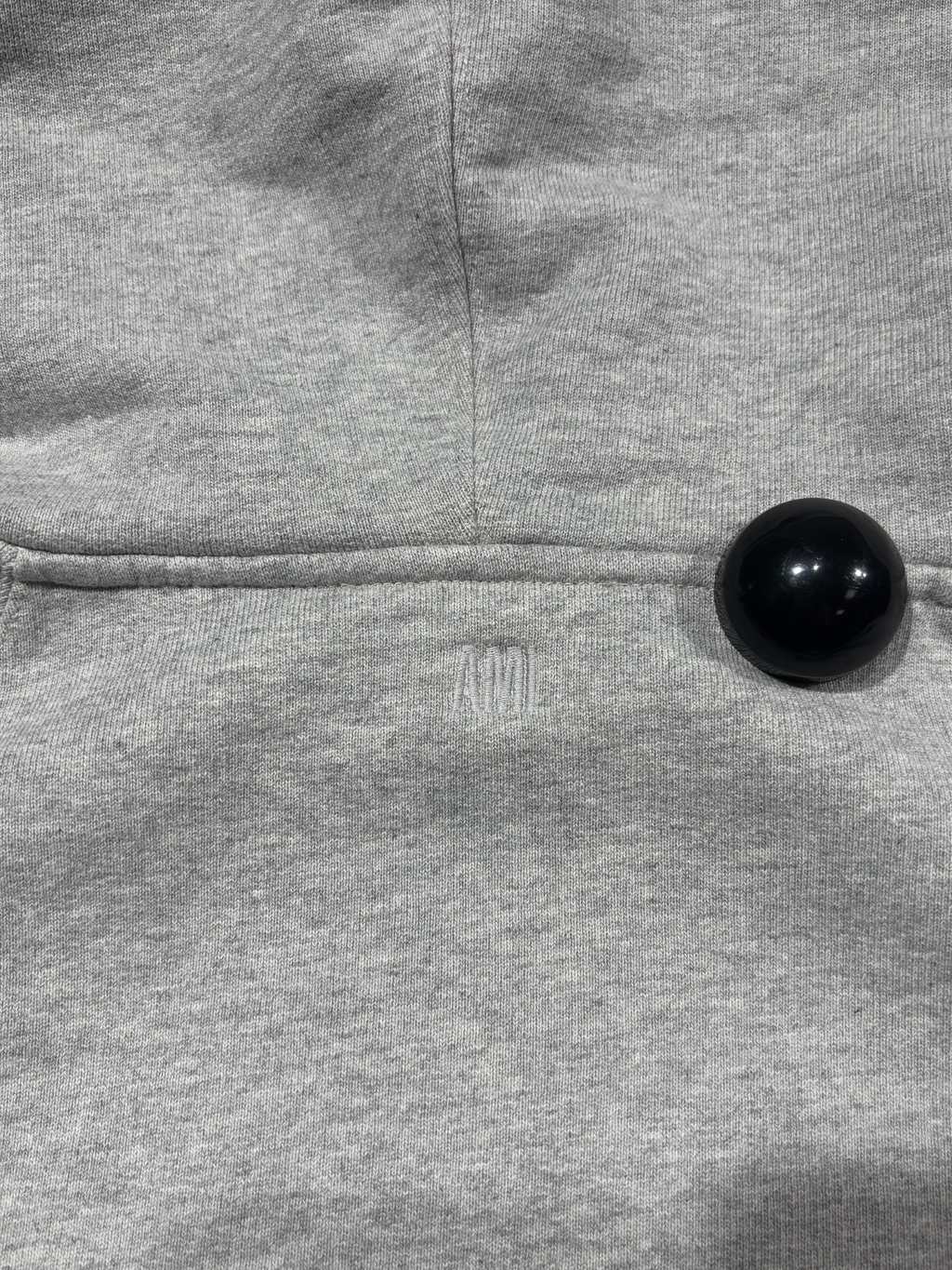 Sweat à capuche gris AMI Paris (L)