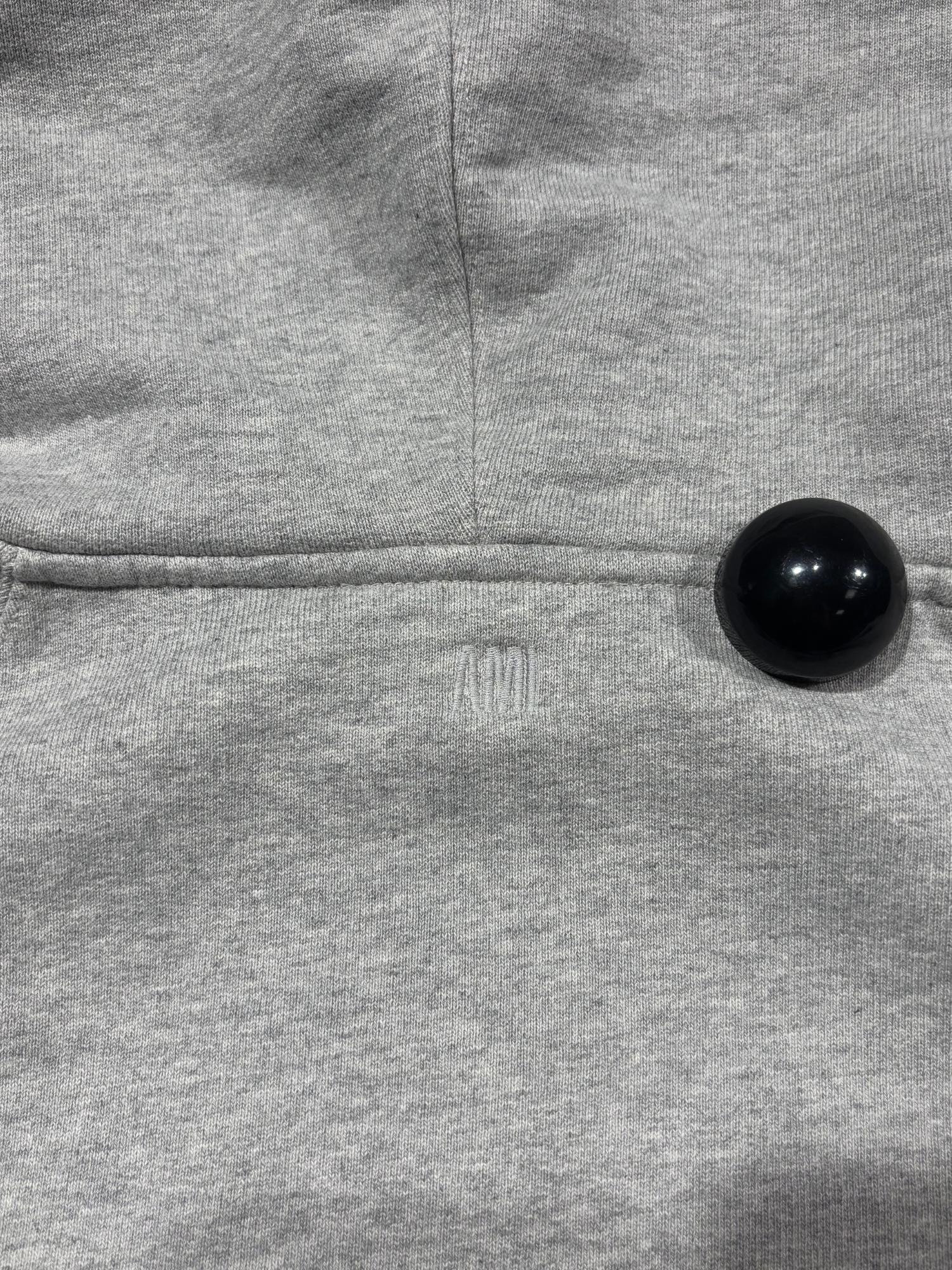 Sweat à capuche gris AMI Paris (L)