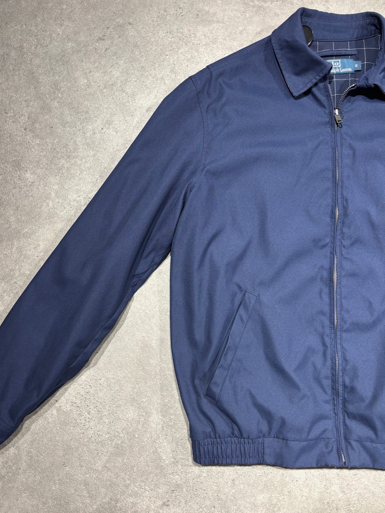 Veste Harrington Ralph Lauren bleue (S)