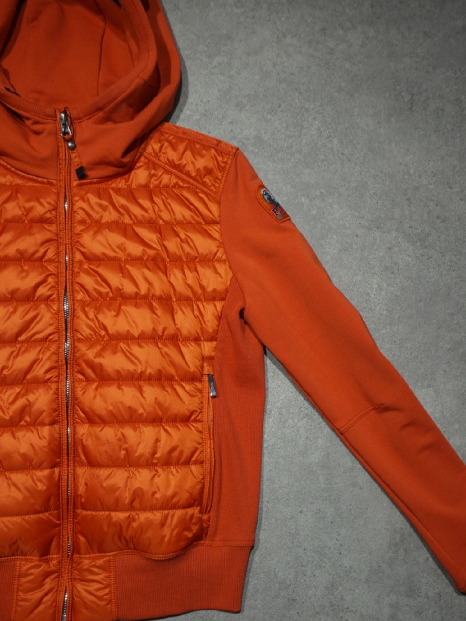 Veste bi-matières PJS orange (S femme)