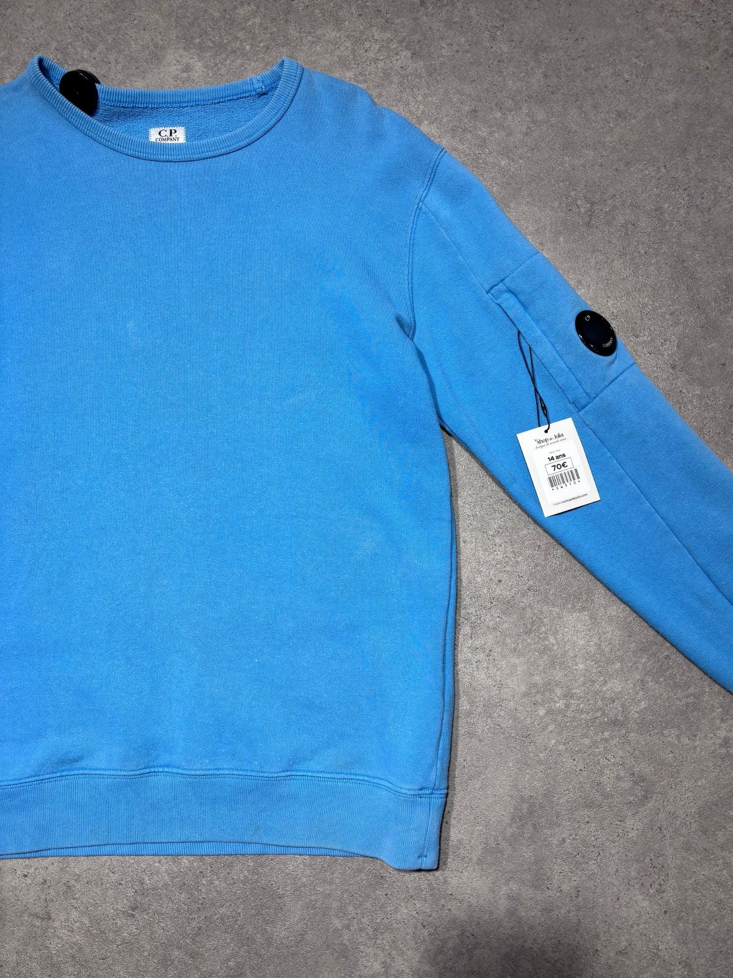 Sweat CP Company bleu (14 ans - S)