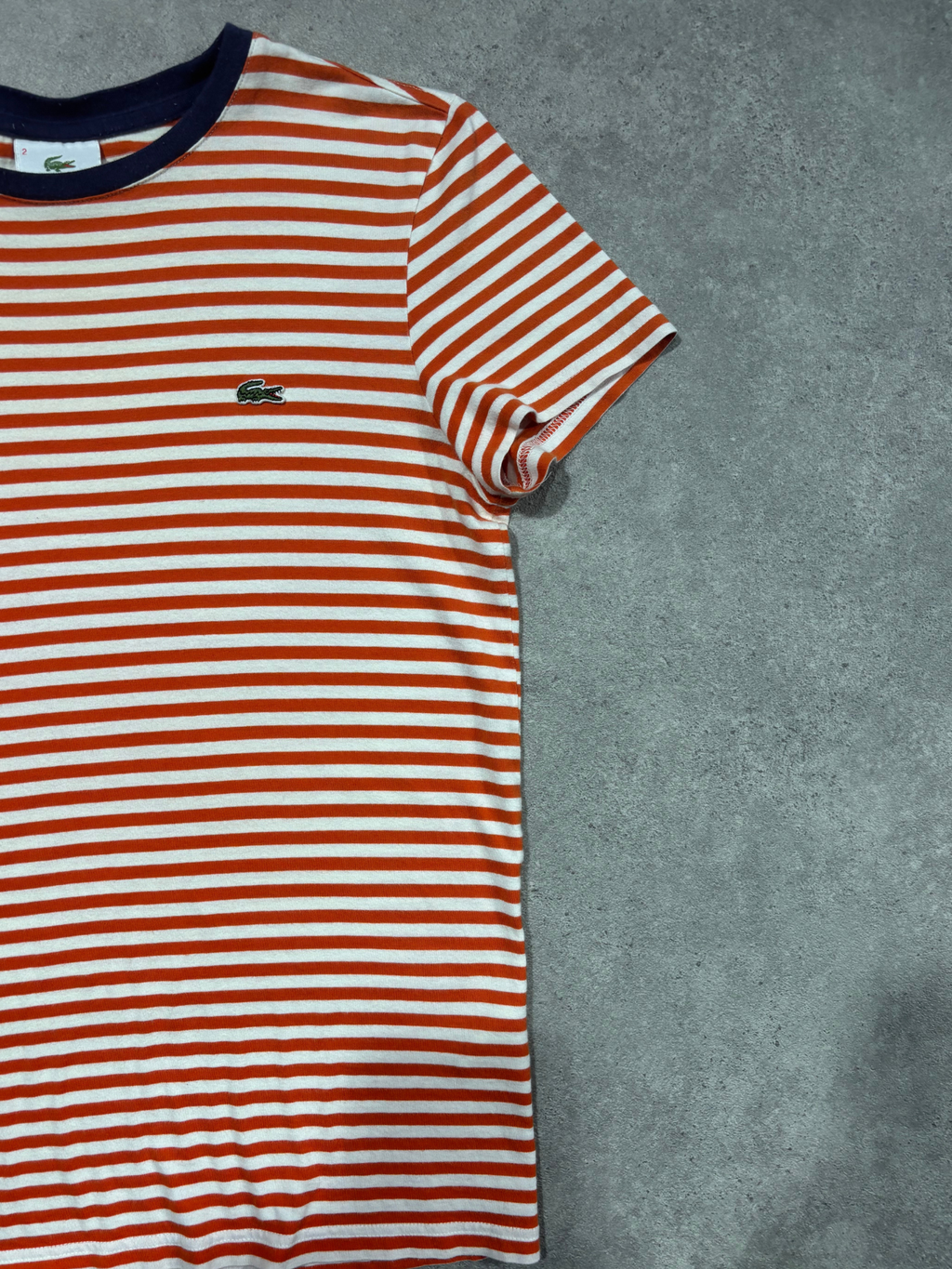 T-shirt rayé Lacoste (S)