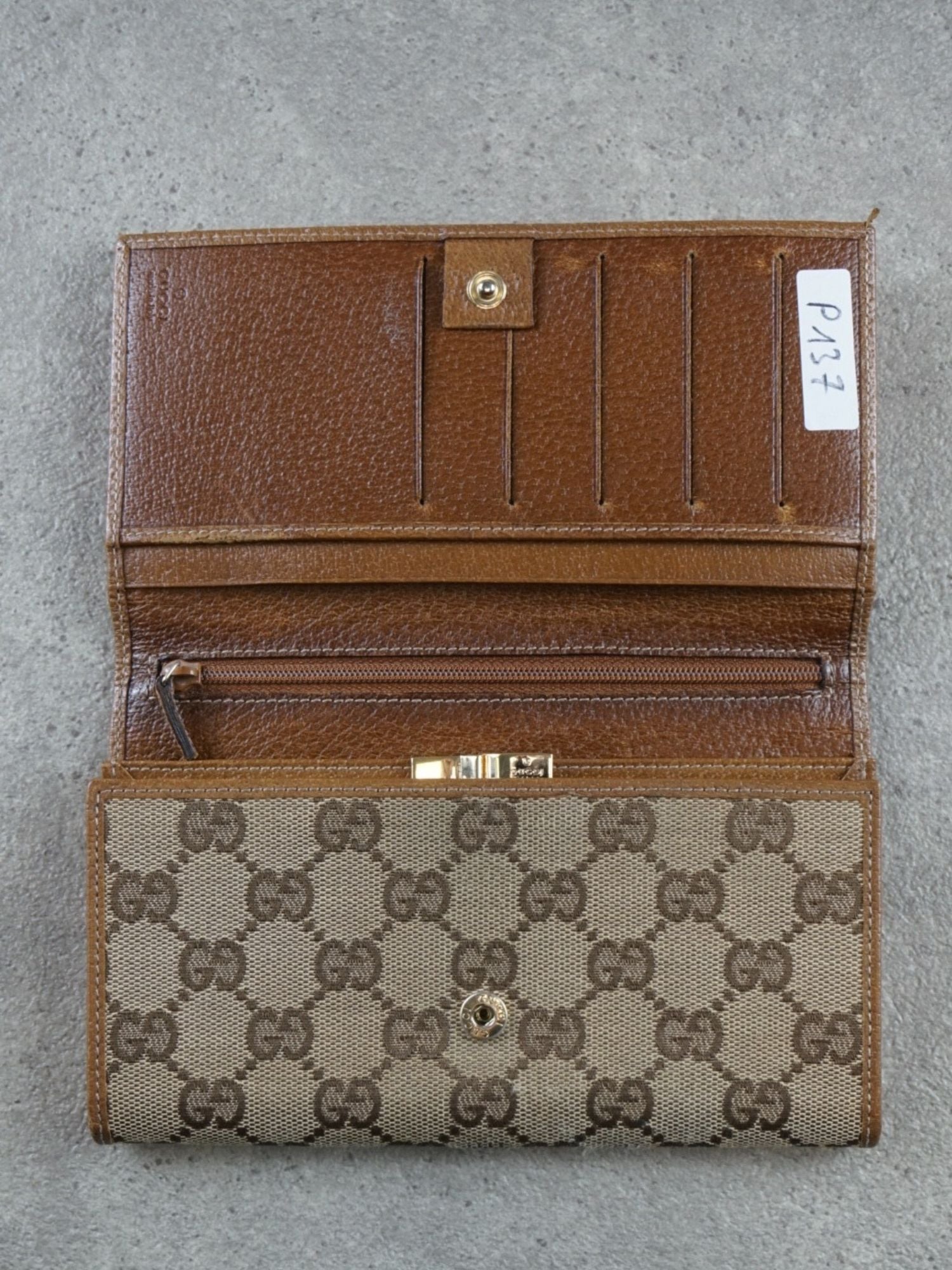 Portefeuille Gucci GG Canvas