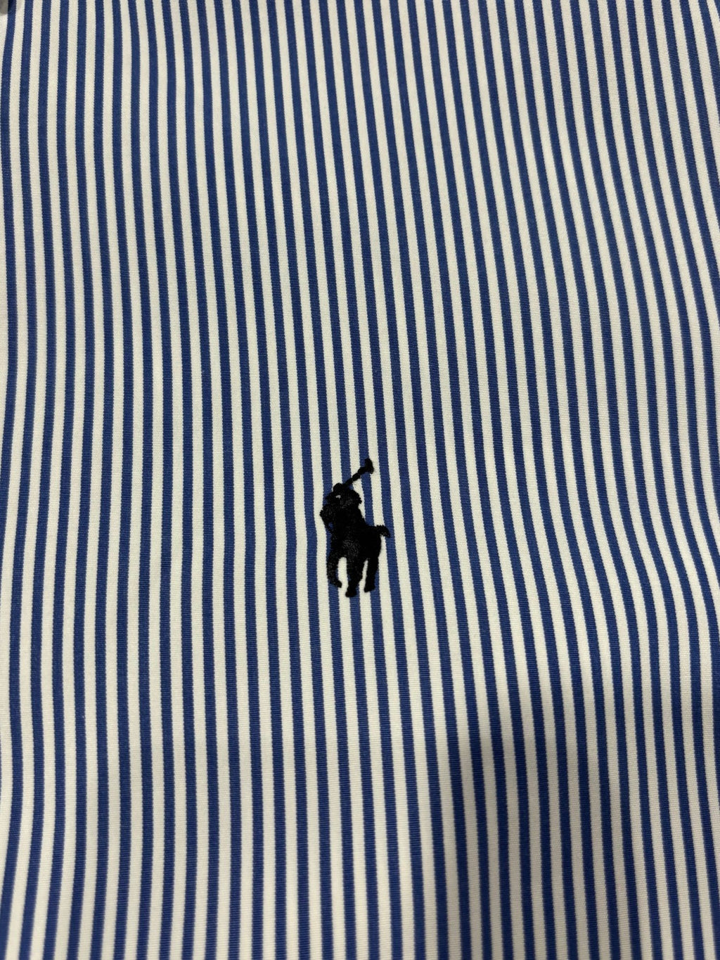 Chemise Ralph Lauren à rayures bleue (L)
