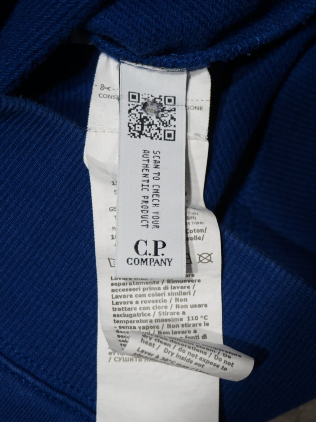 Sweat CP Company bleu (XL)