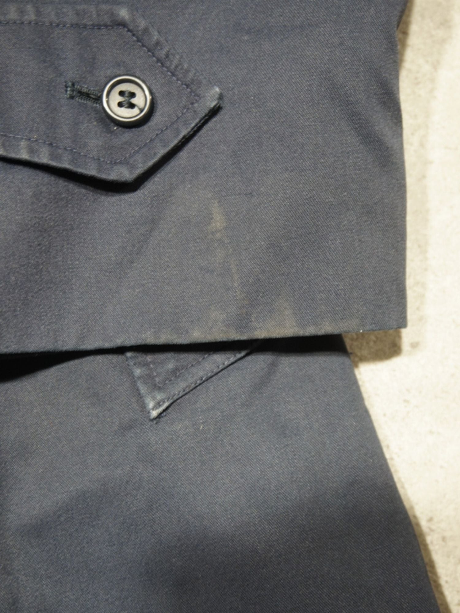 Trench Burberrys bleu marine (S/M)