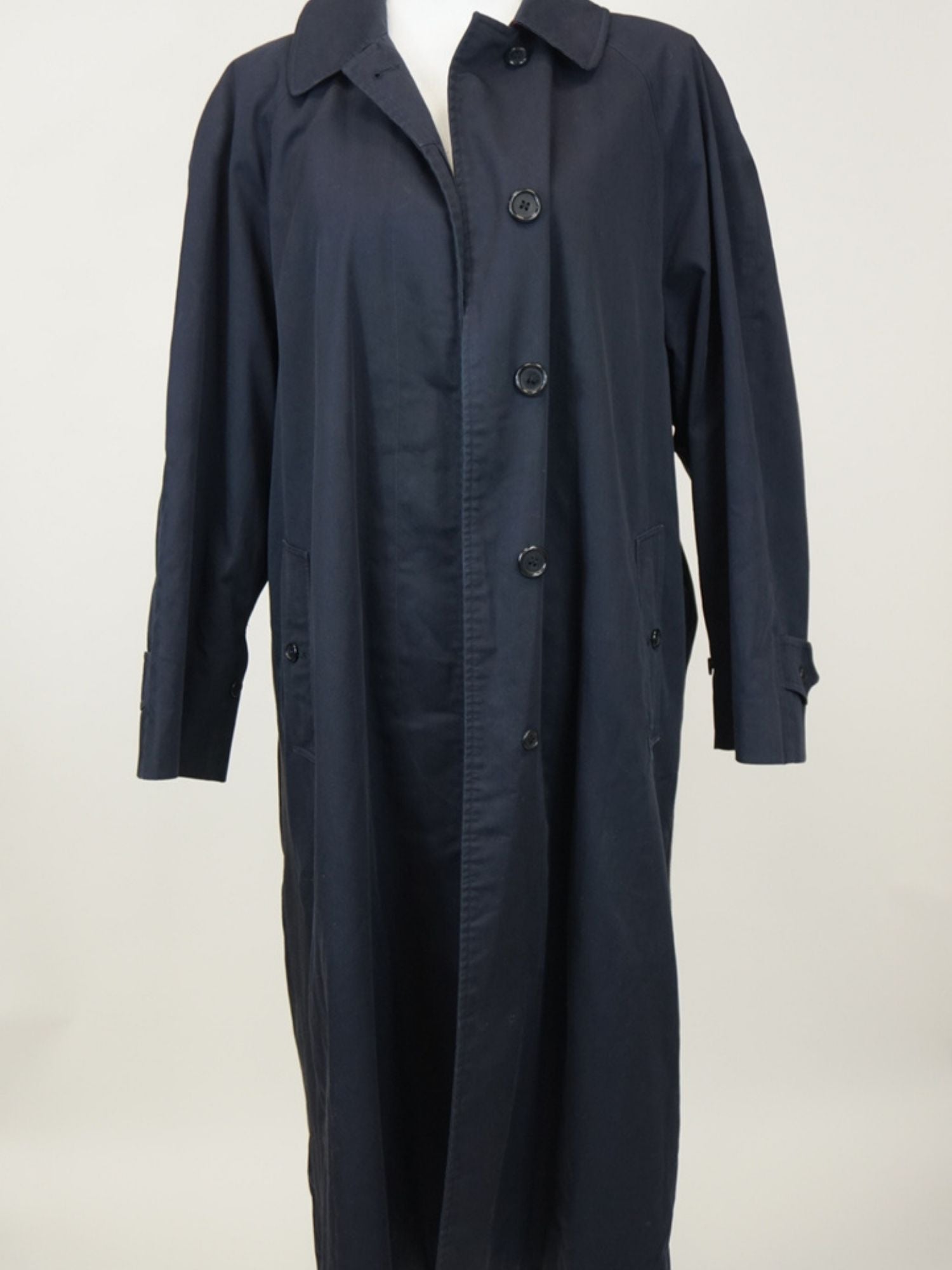 Trench Burberrys bleu marine (S/M)