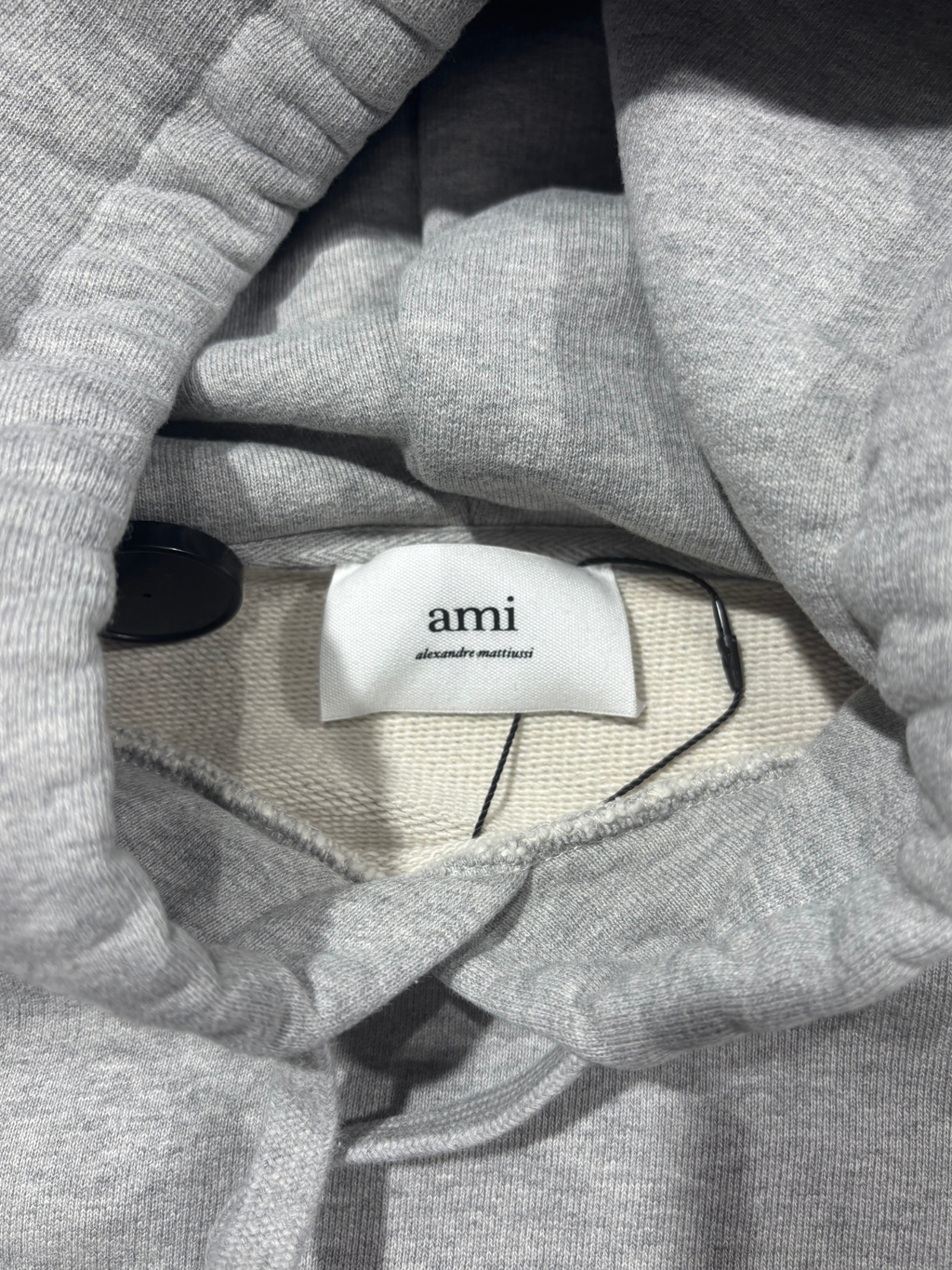 Sweat à capuche gris AMI Paris (L)