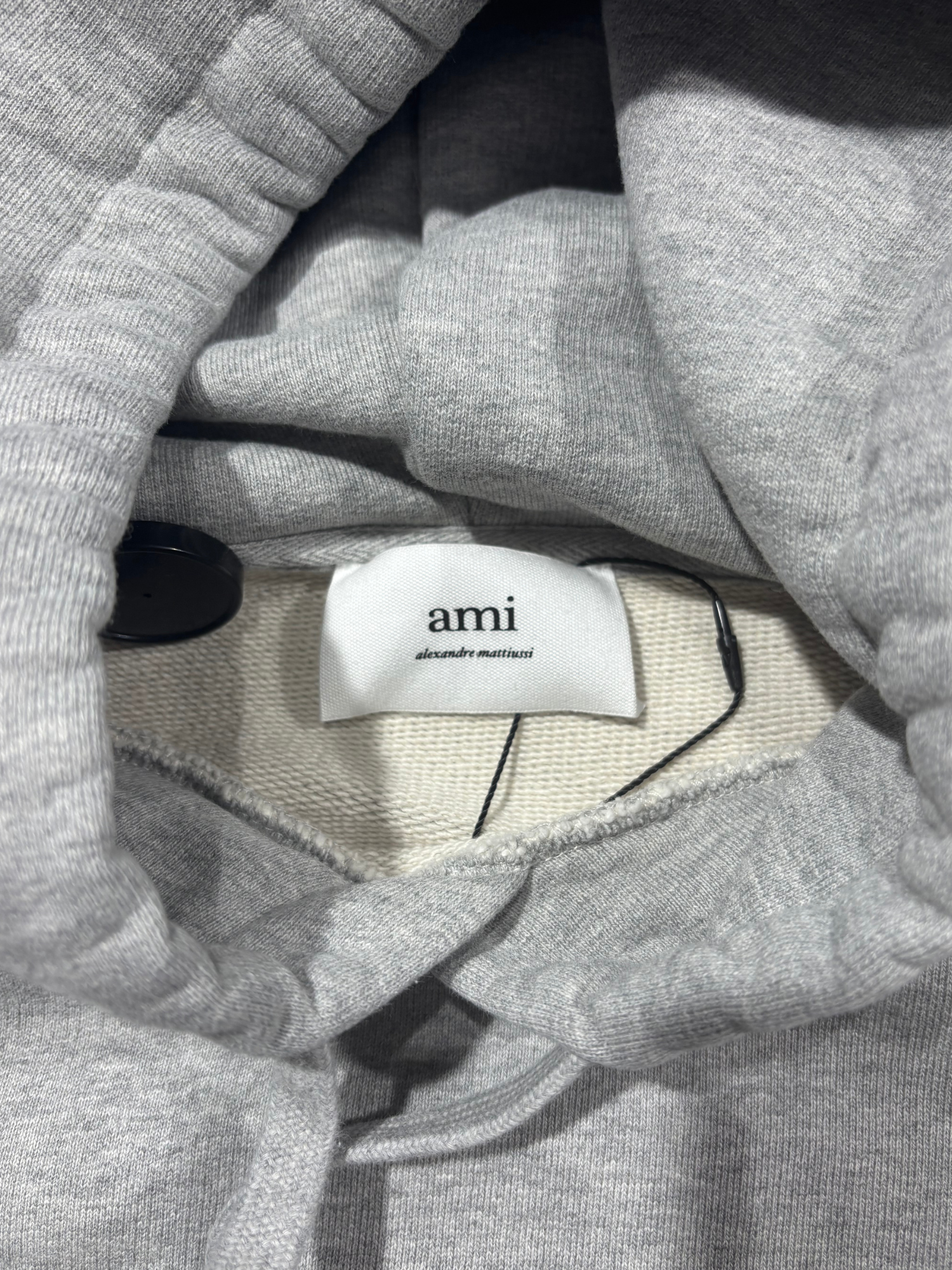 Sweat à capuche gris AMI Paris (L)