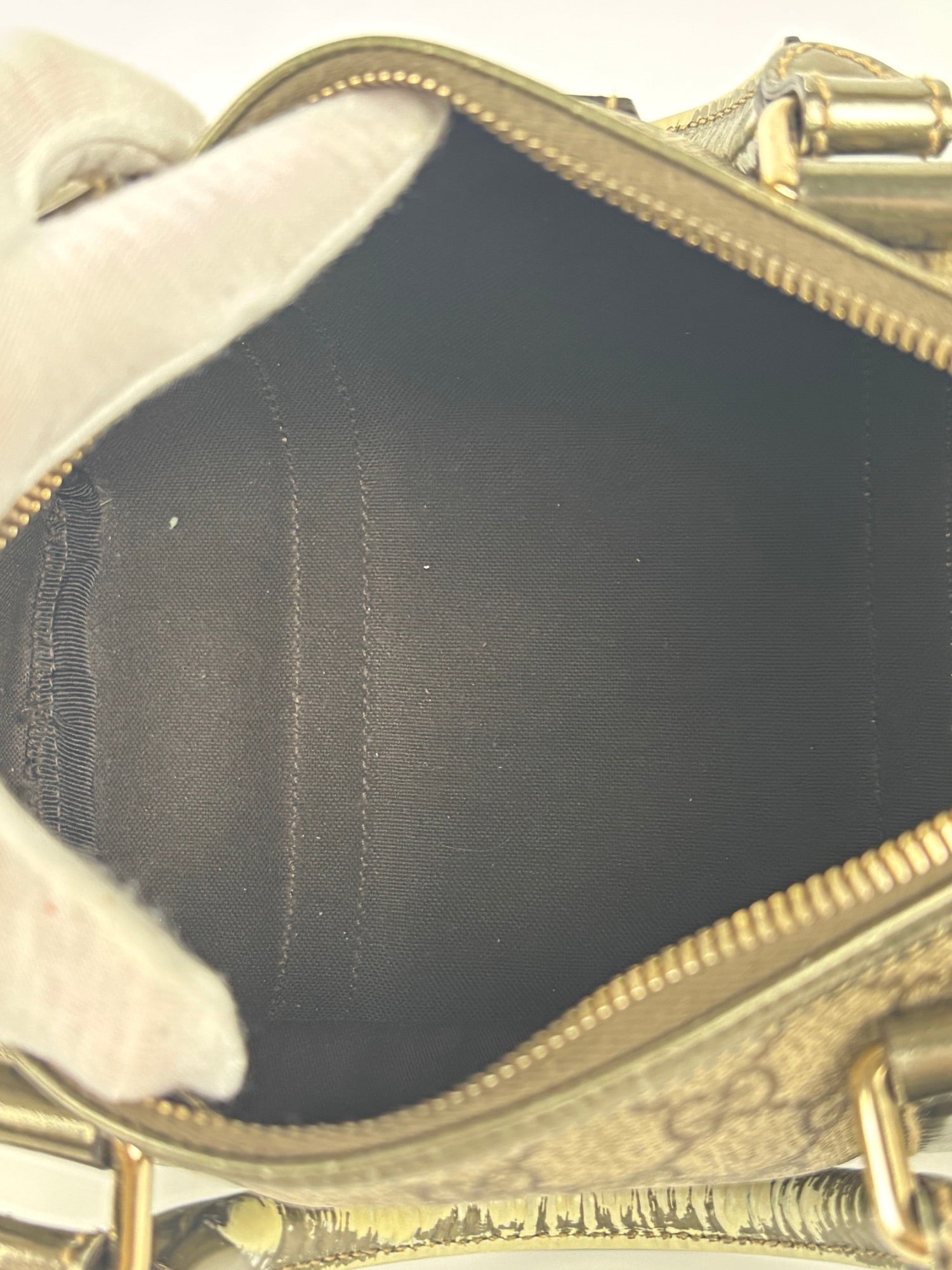 Sac mini Boston Gucci argenté