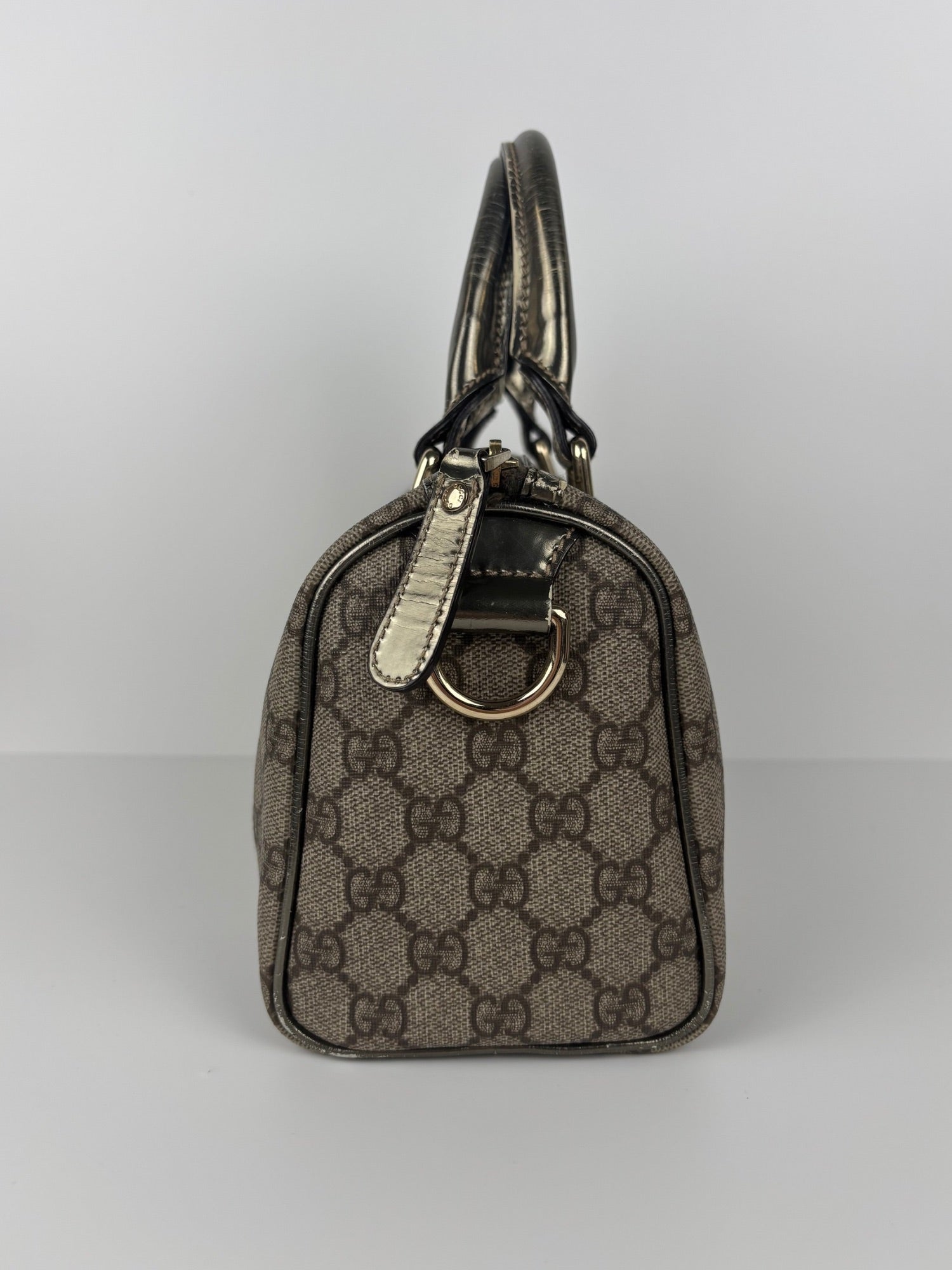Sac mini Boston Gucci argenté