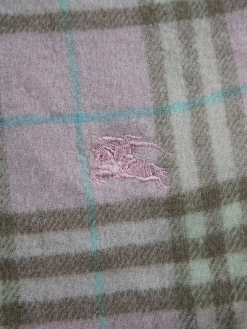 Écharpe Burberry rose motif Check