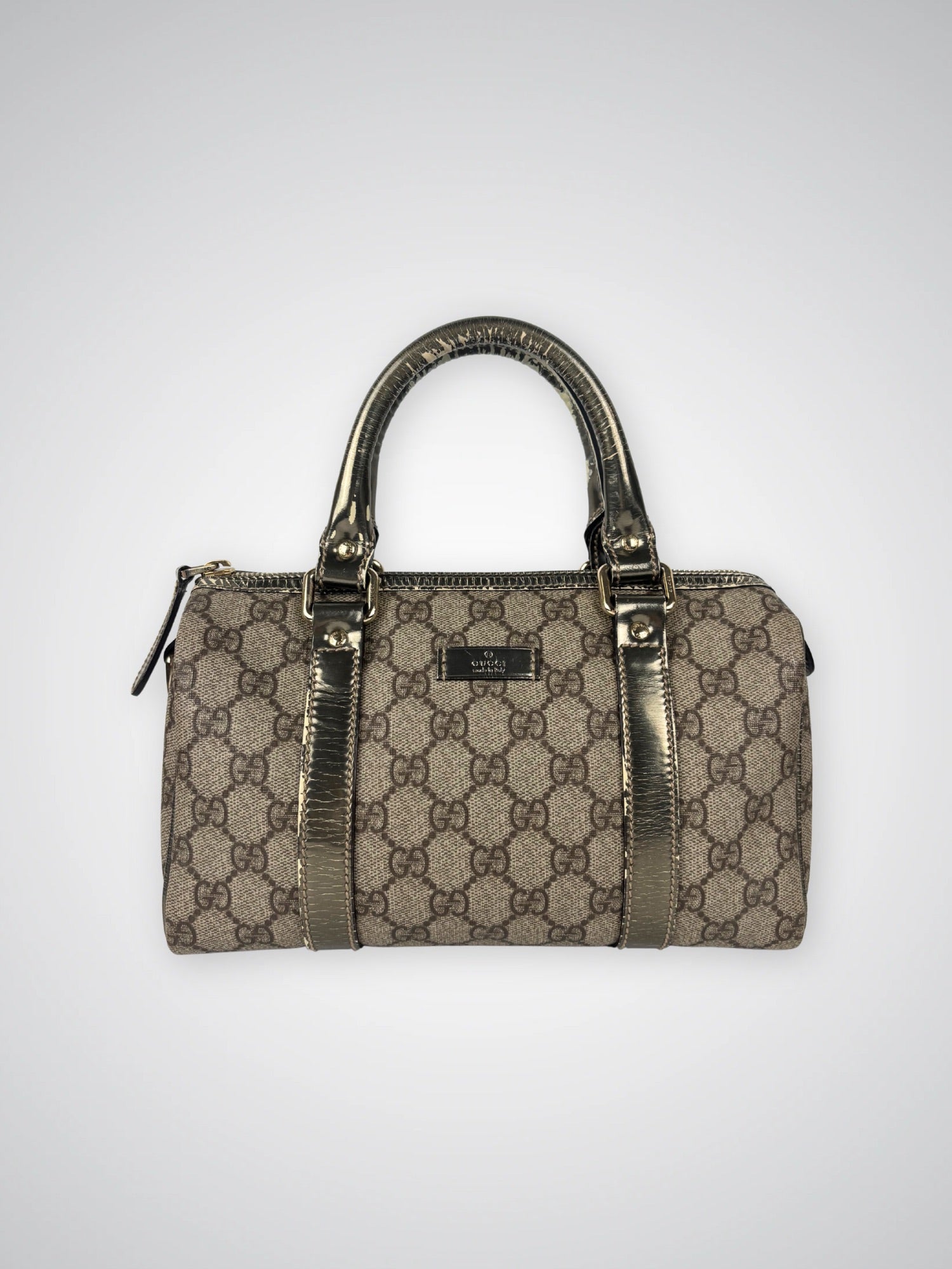 Sac mini Boston Gucci argenté