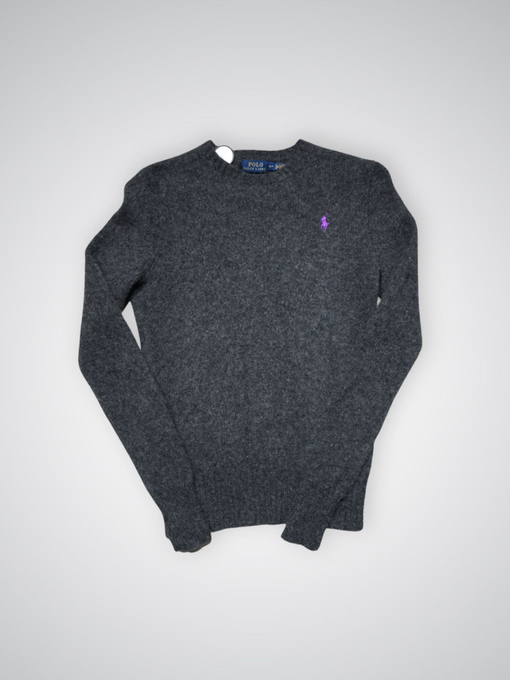 Pull gris Ralph Lauren en cachemire (S femme)