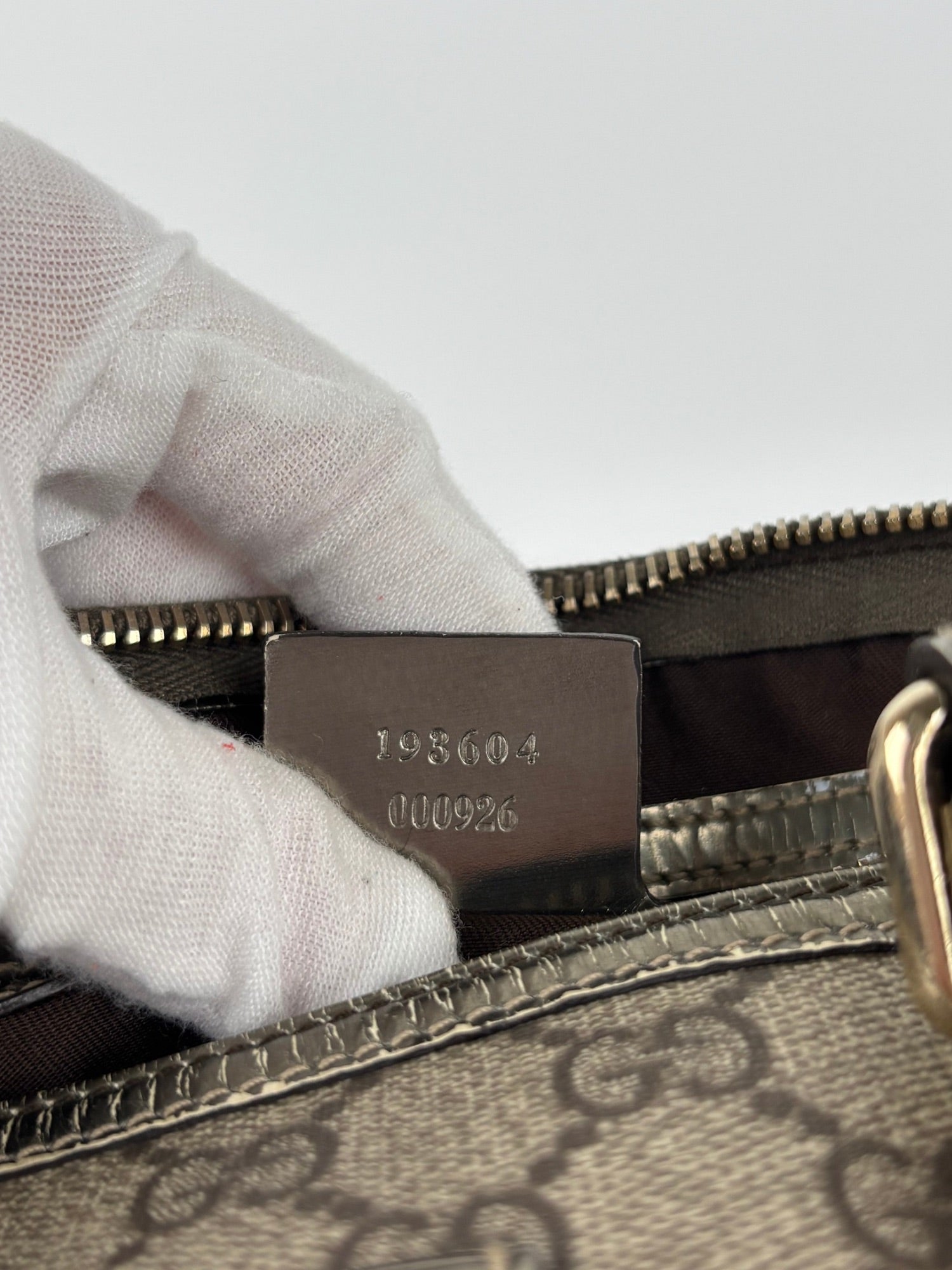 Sac mini Boston Gucci argenté