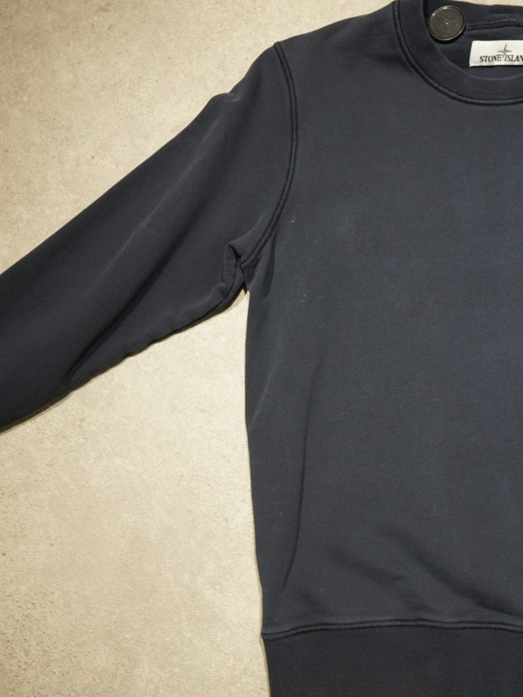 Sweat bleu marine Stone Island (S)