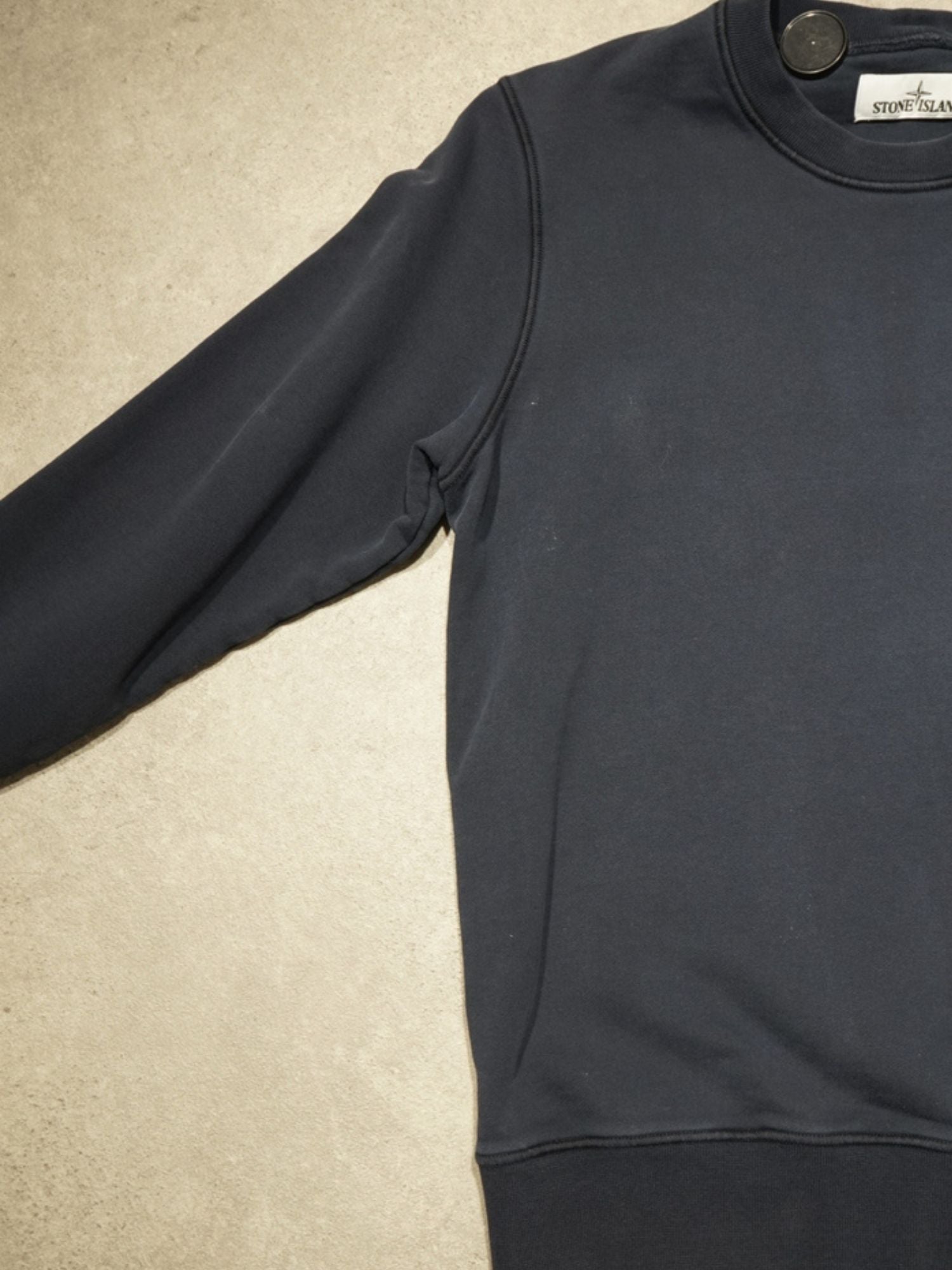 Sweat bleu marine Stone Island (S)