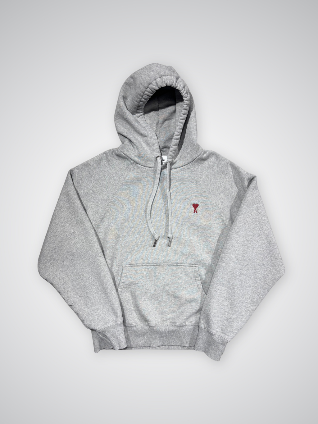 Sweat à capuche gris AMI Paris (L)
