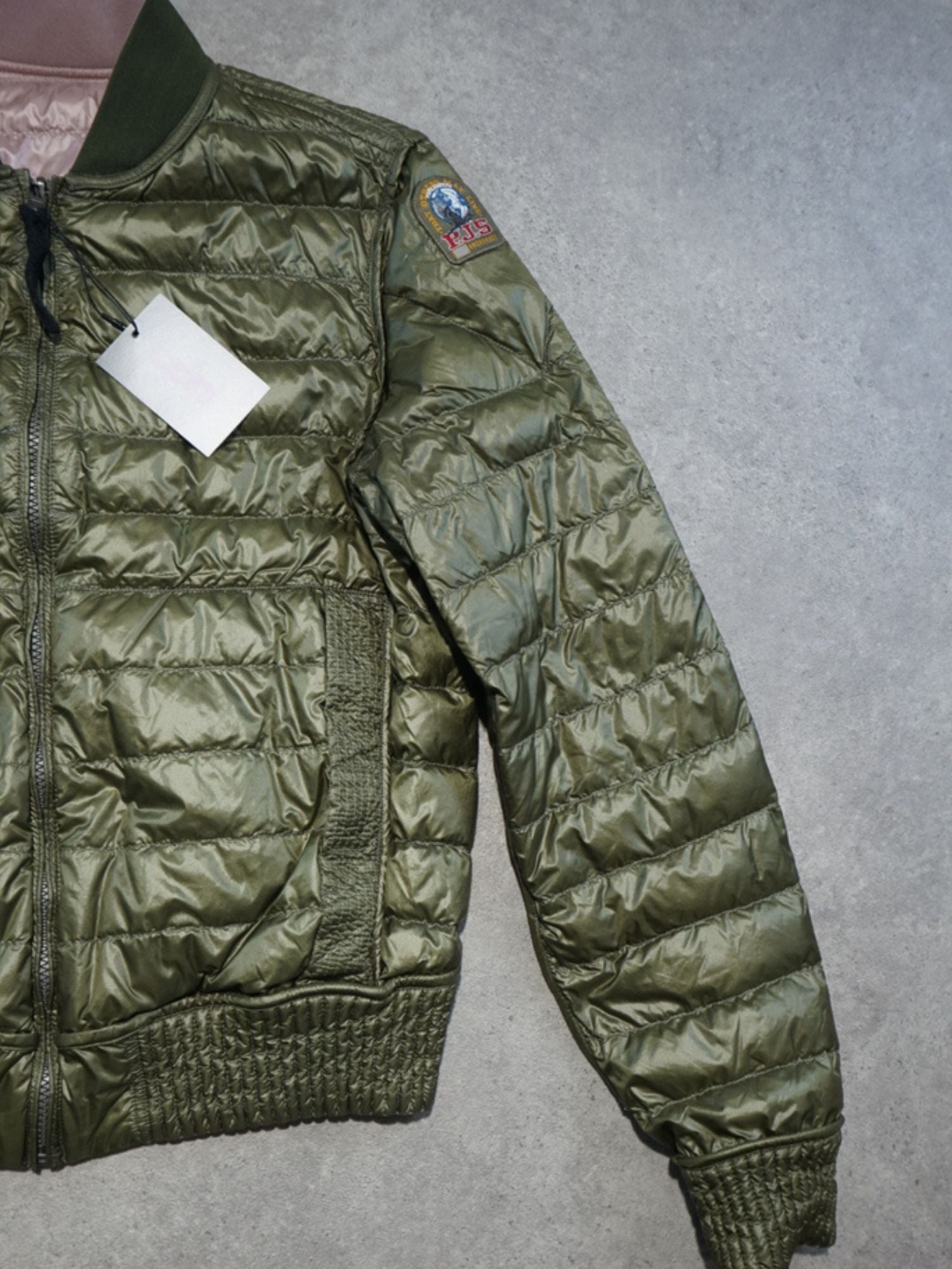 Doudoune réversible PJS verte/rose (M femme)