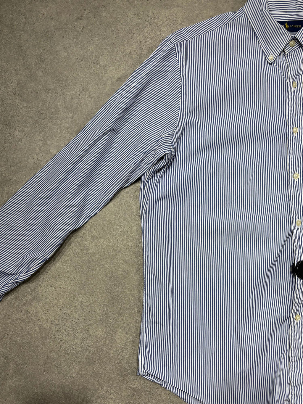 Chemise Ralph Lauren à rayures bleue (L)