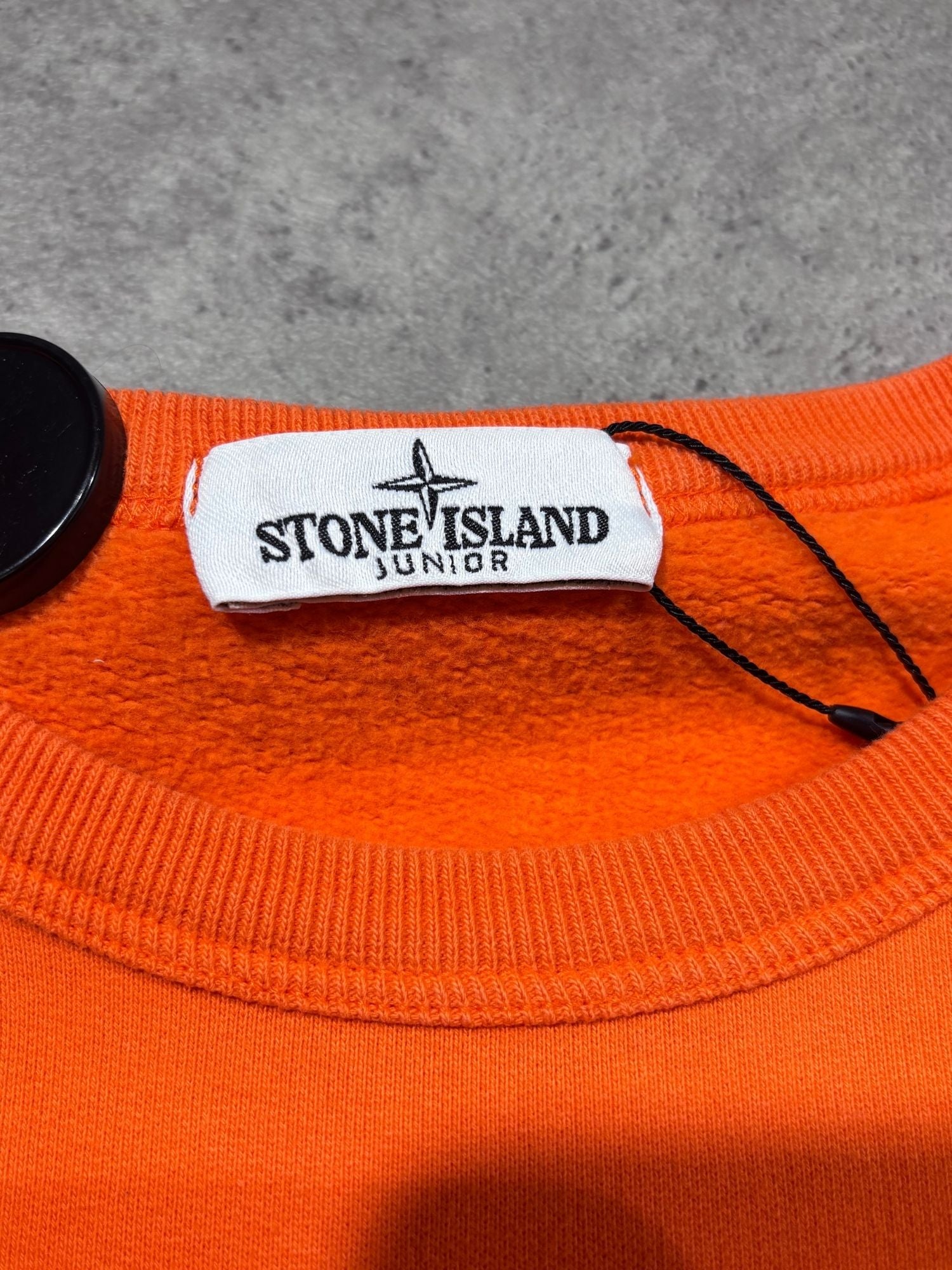 Sweat orange Stone Island (14 ans - S)