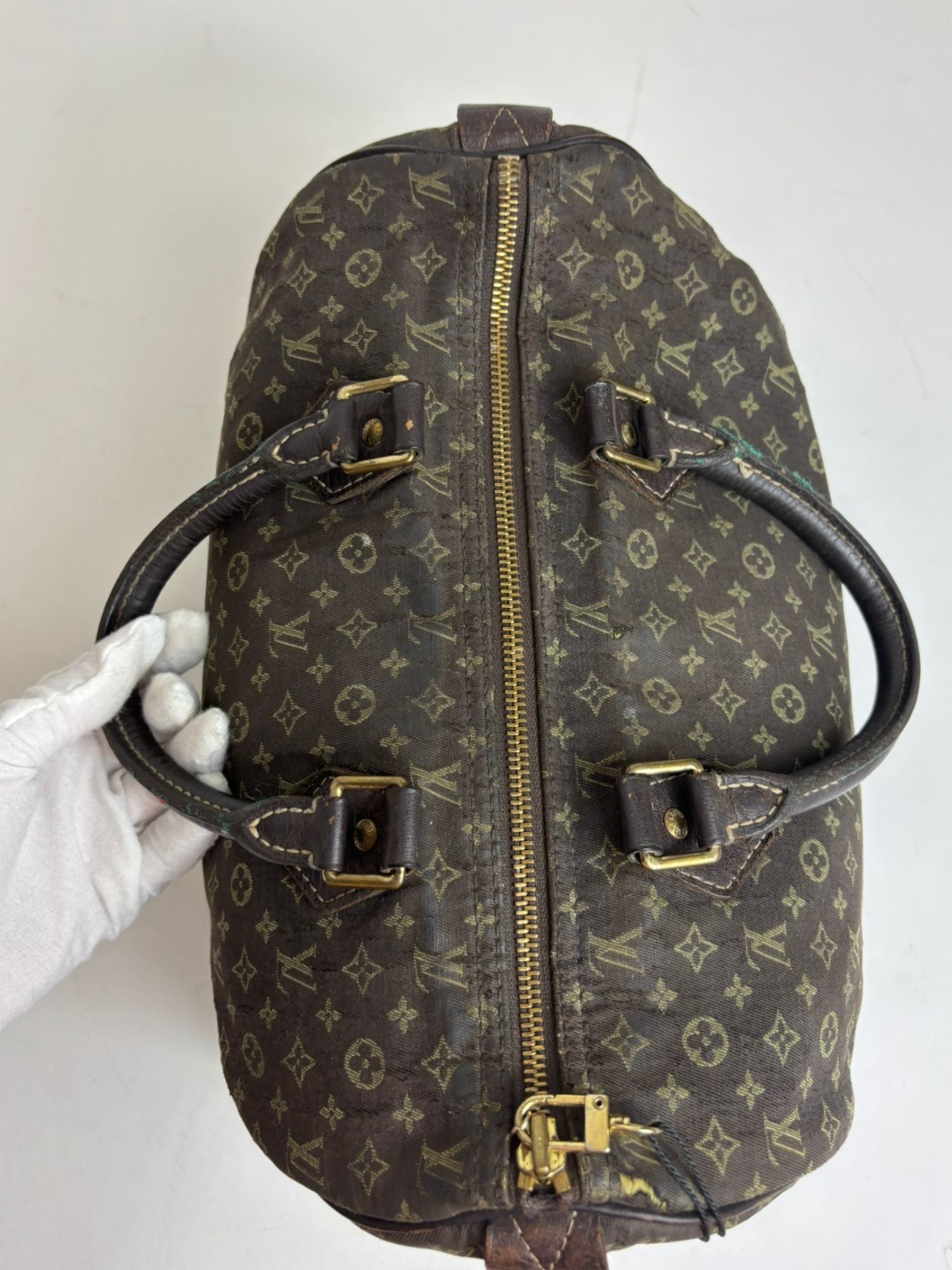 Sac Speedy 30 mini lin Louis Vuitton