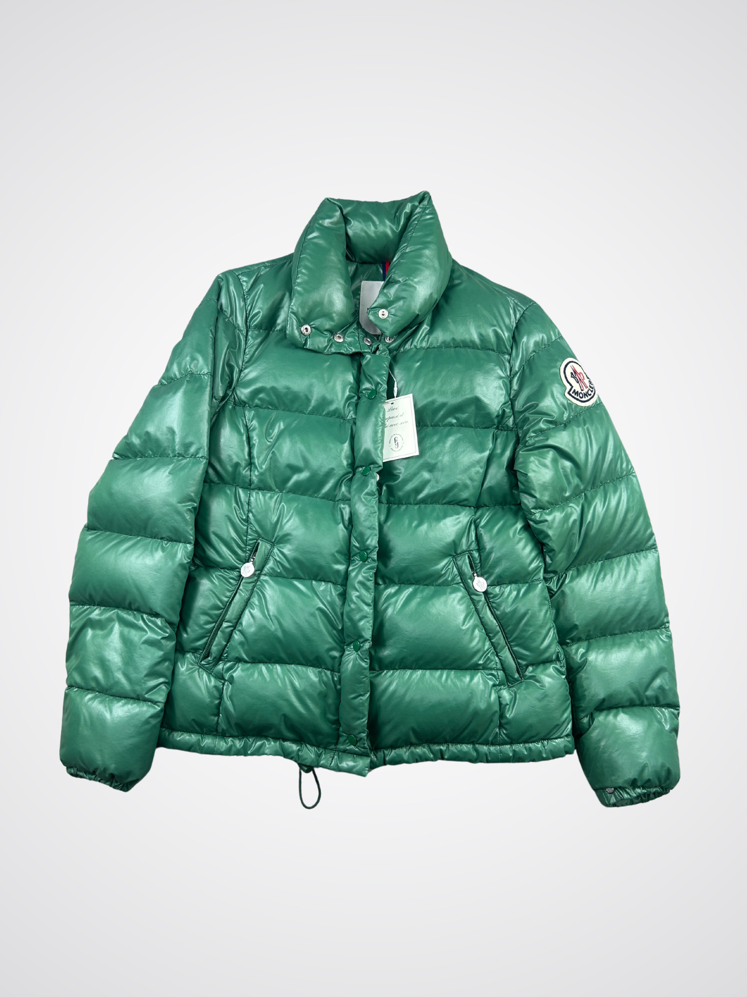 Doudoune Moncler verte (M femme)