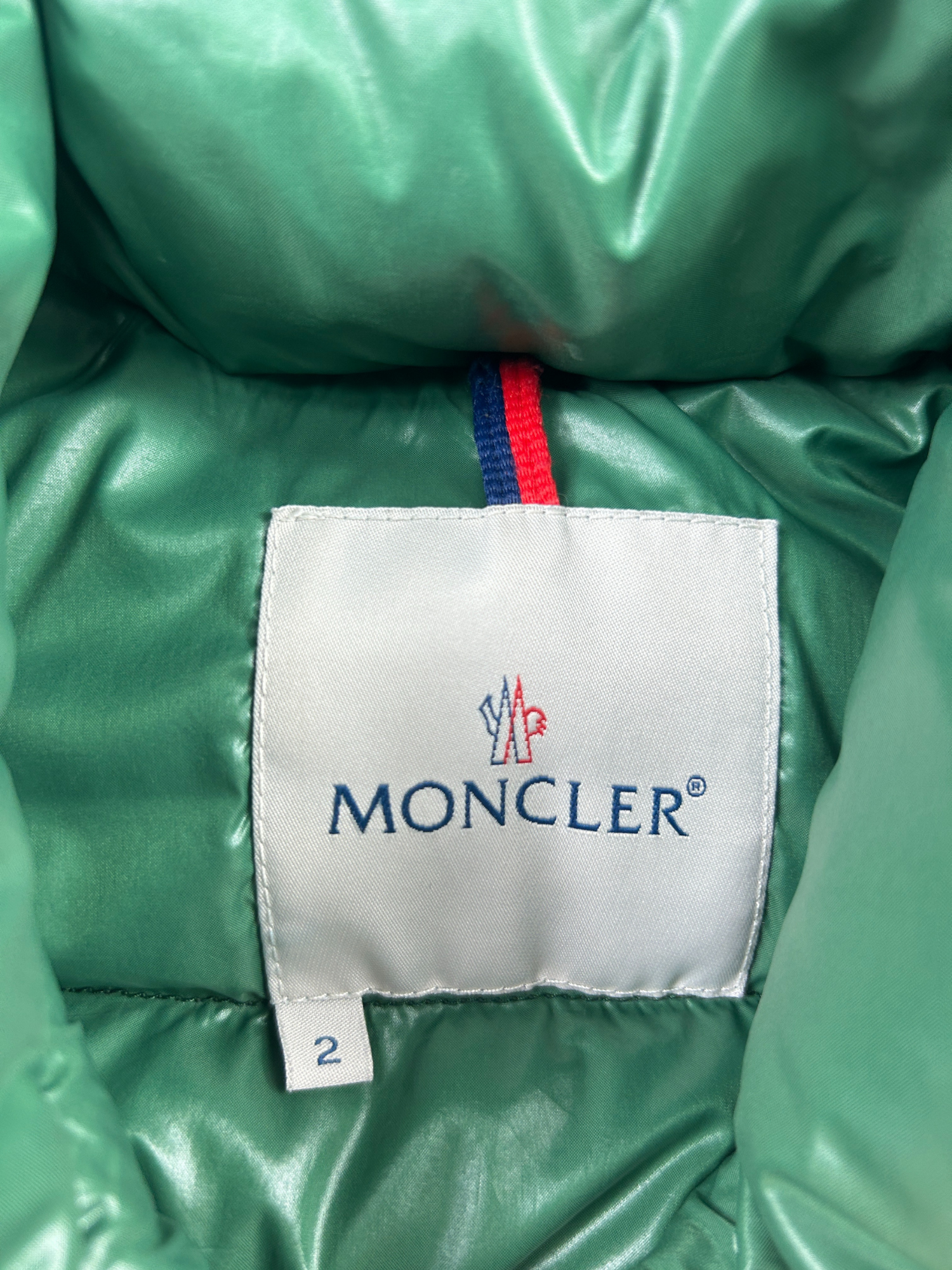 Doudoune Moncler verte (M femme)