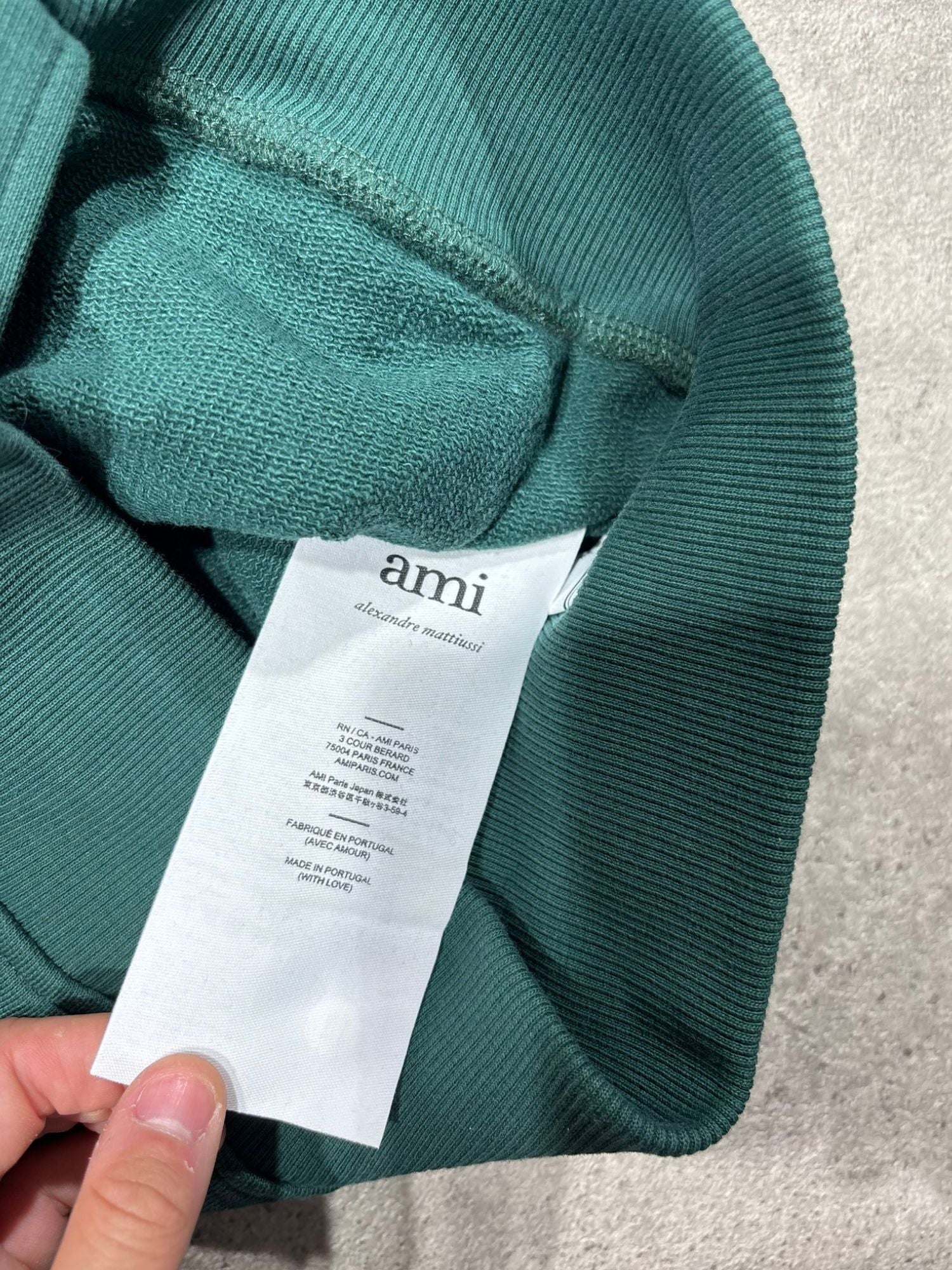 Sweat zippé AMI Paris (XS/S)