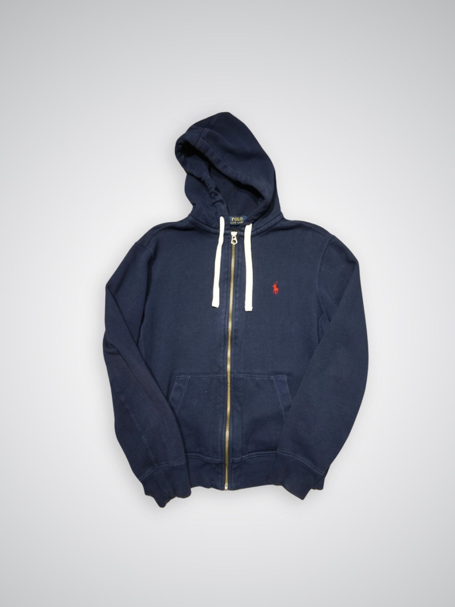 Sweat zippé bleu marine Ralph Lauren (M)