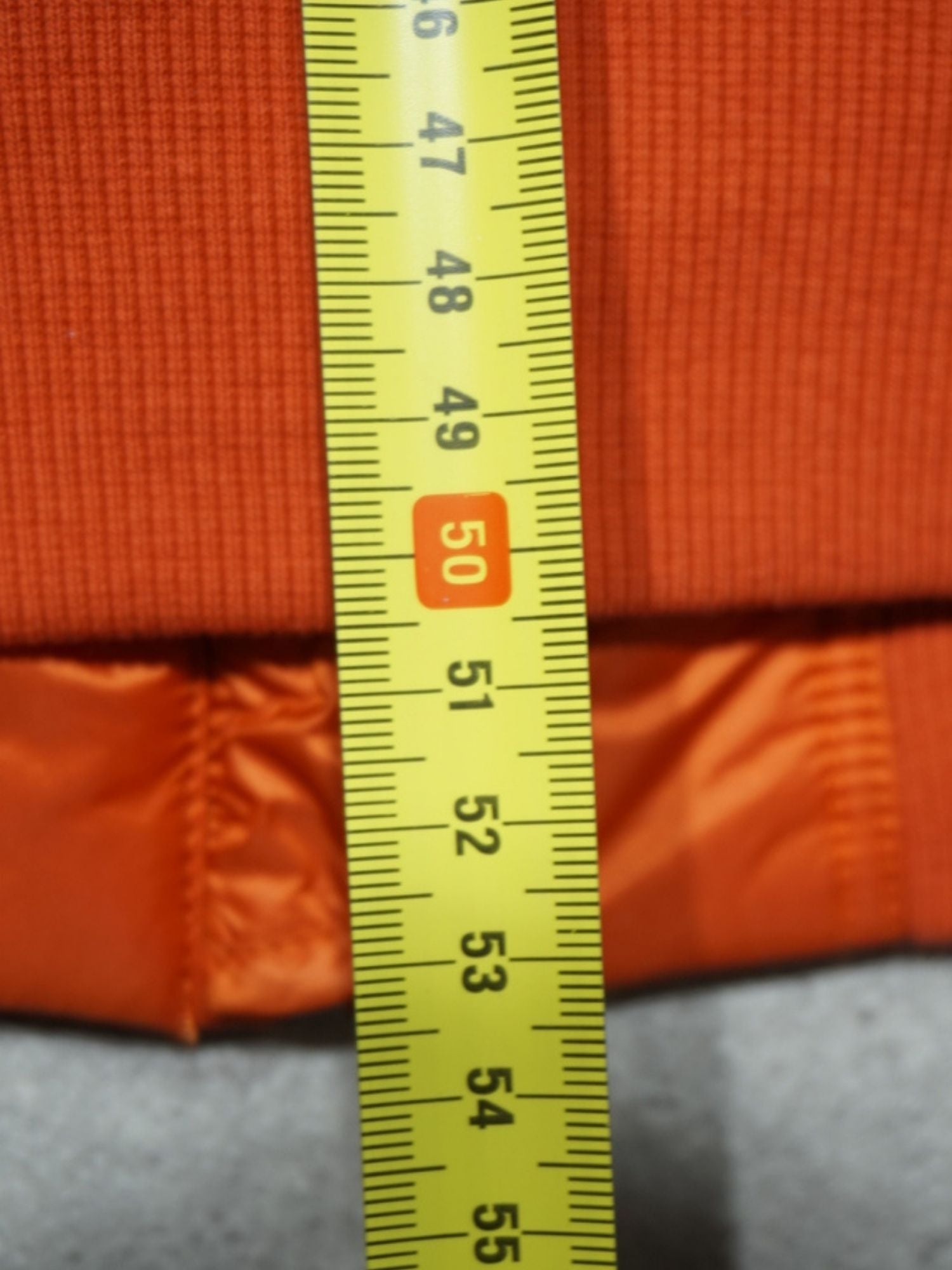 Veste bi-matières PJS orange (S femme)