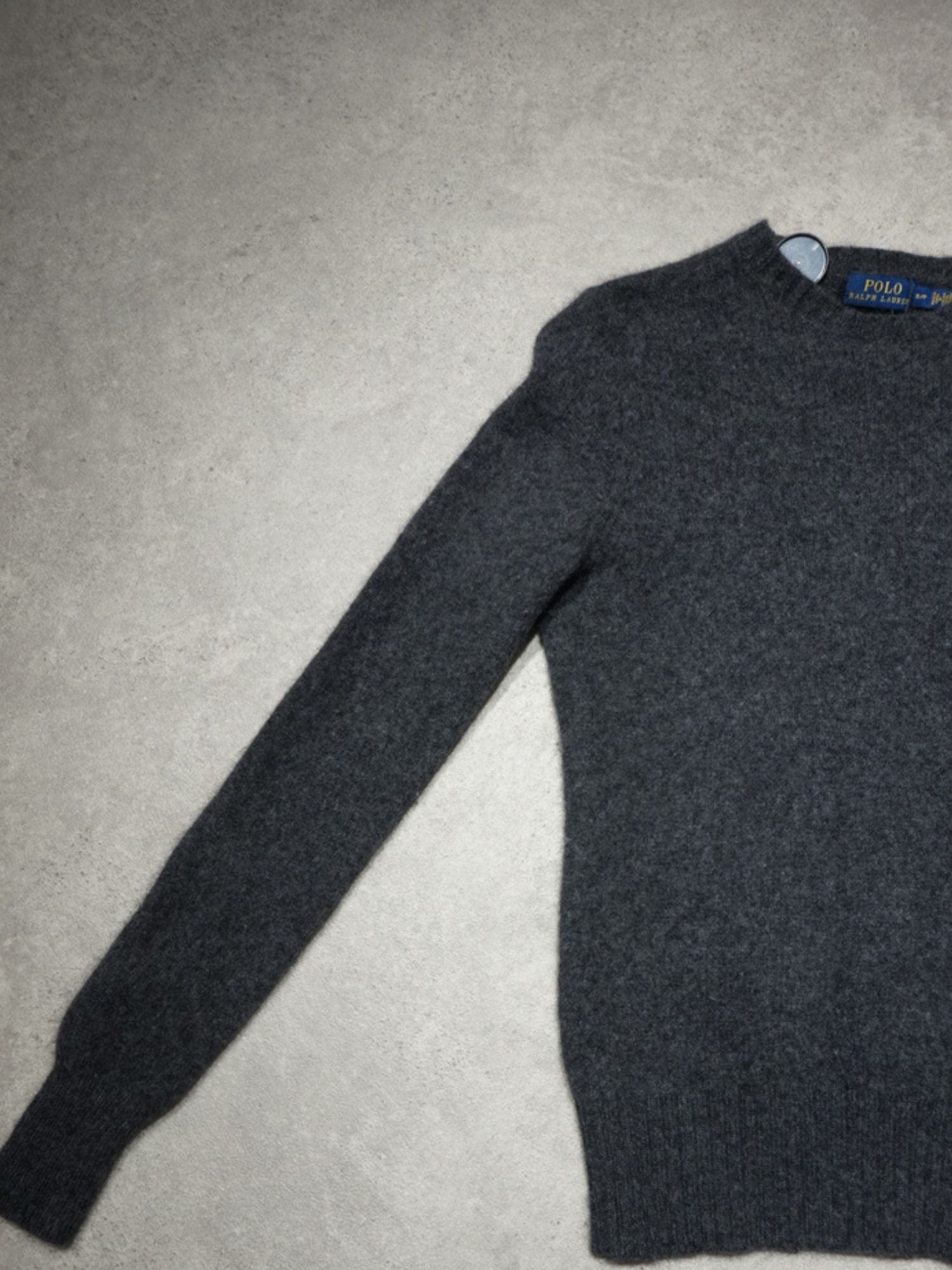 Pull gris Ralph Lauren en cachemire (S femme)