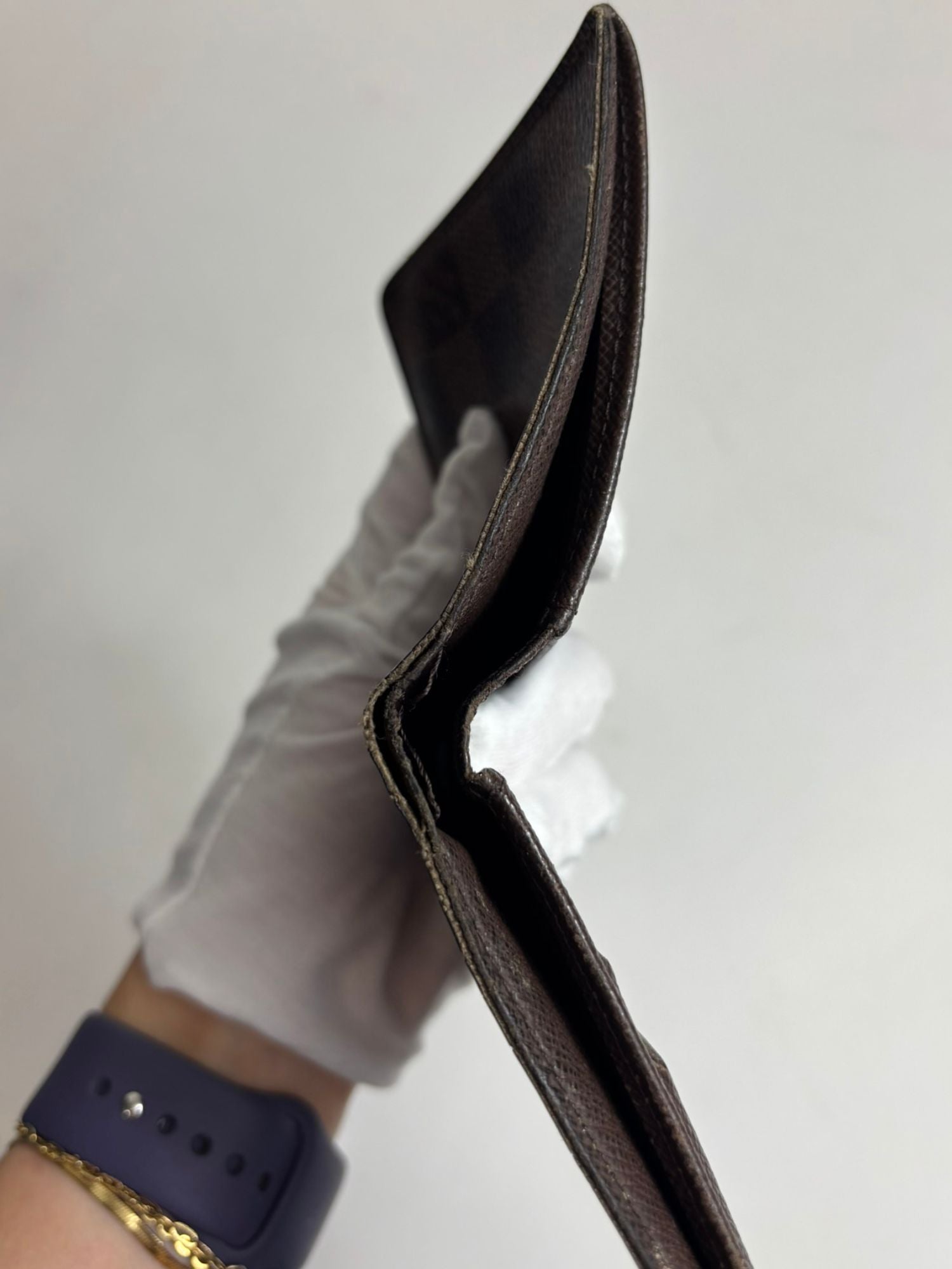 Portefeuille Multiple Damier Ébène Louis Vuitton