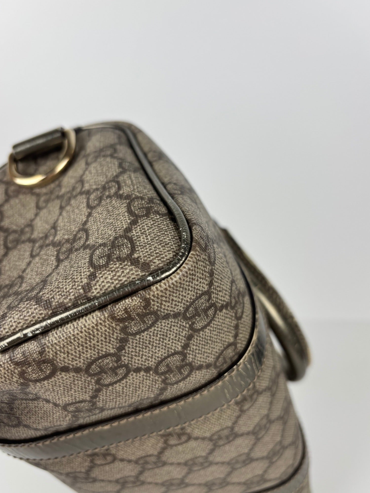 Sac mini Boston Gucci argenté