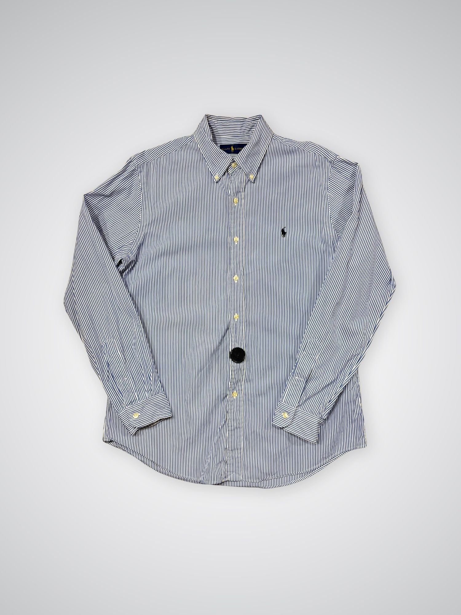 Chemise Ralph Lauren à rayures bleue (L)