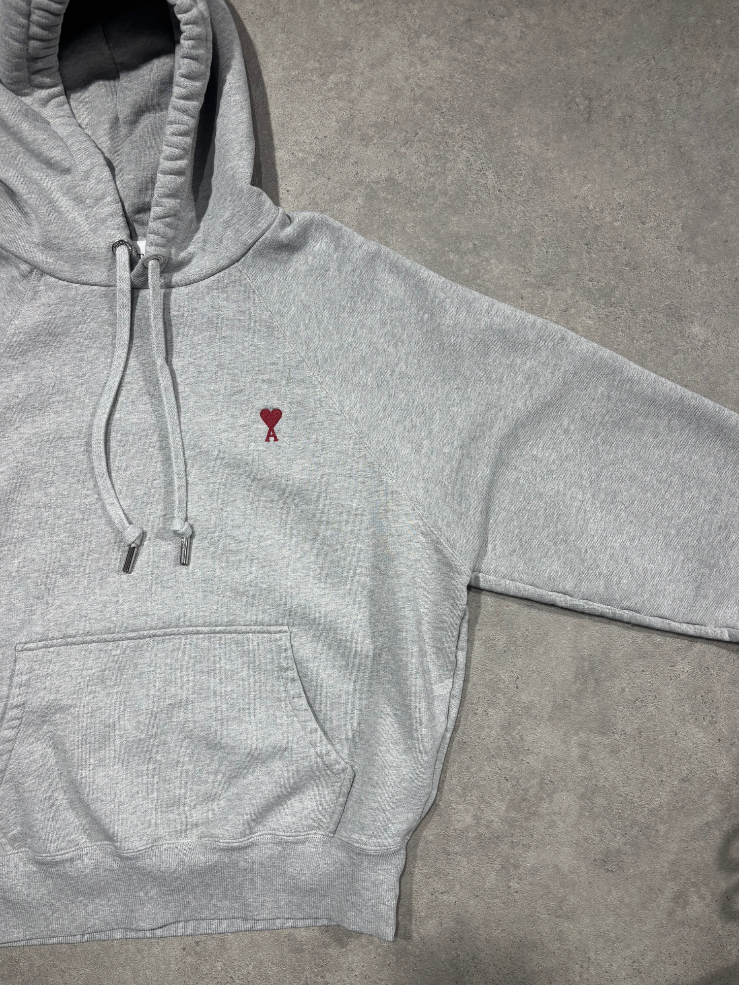 Sweat à capuche gris AMI Paris (L)