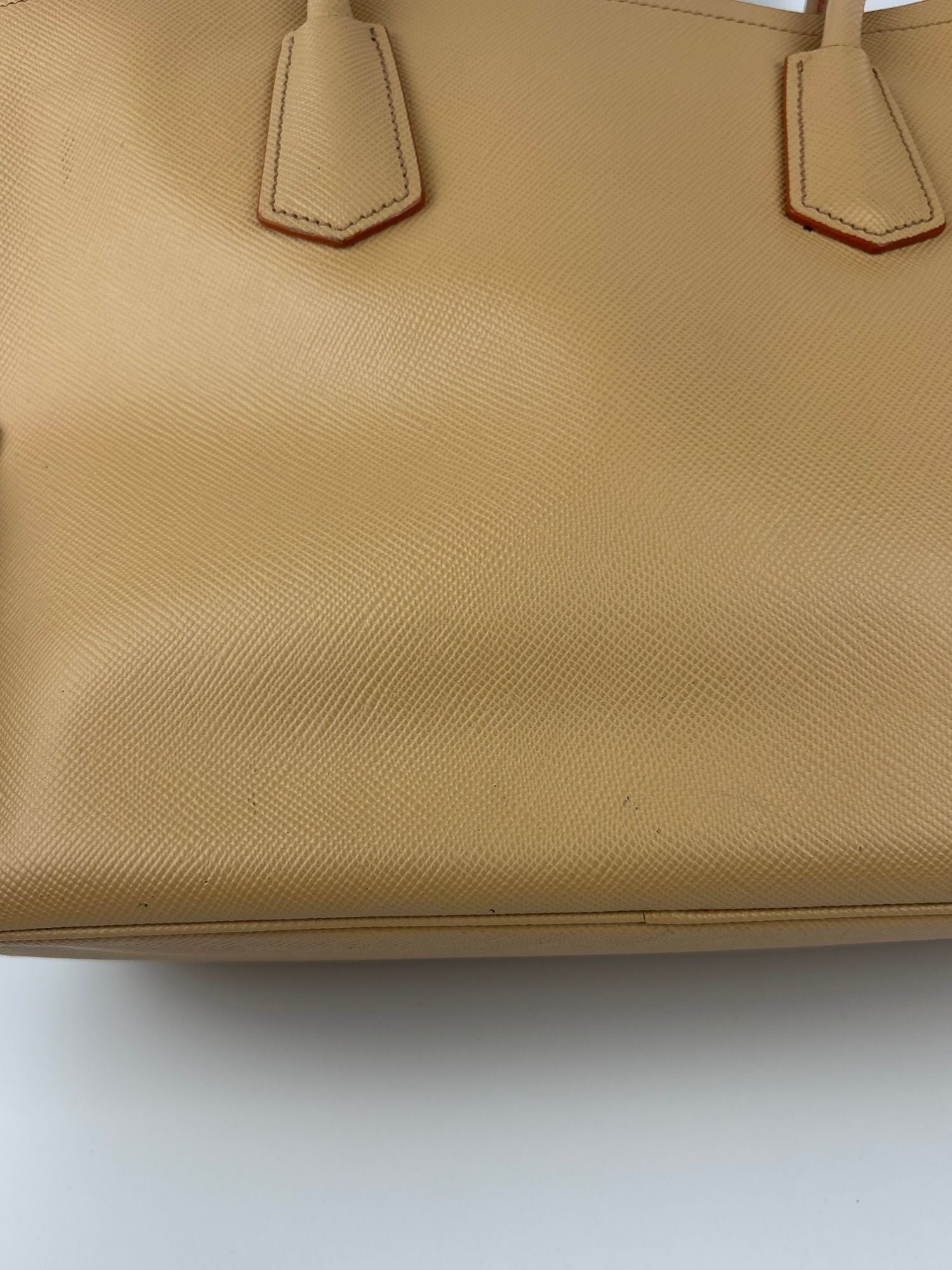 Sac Double Cabas Prada cuir Saffiano