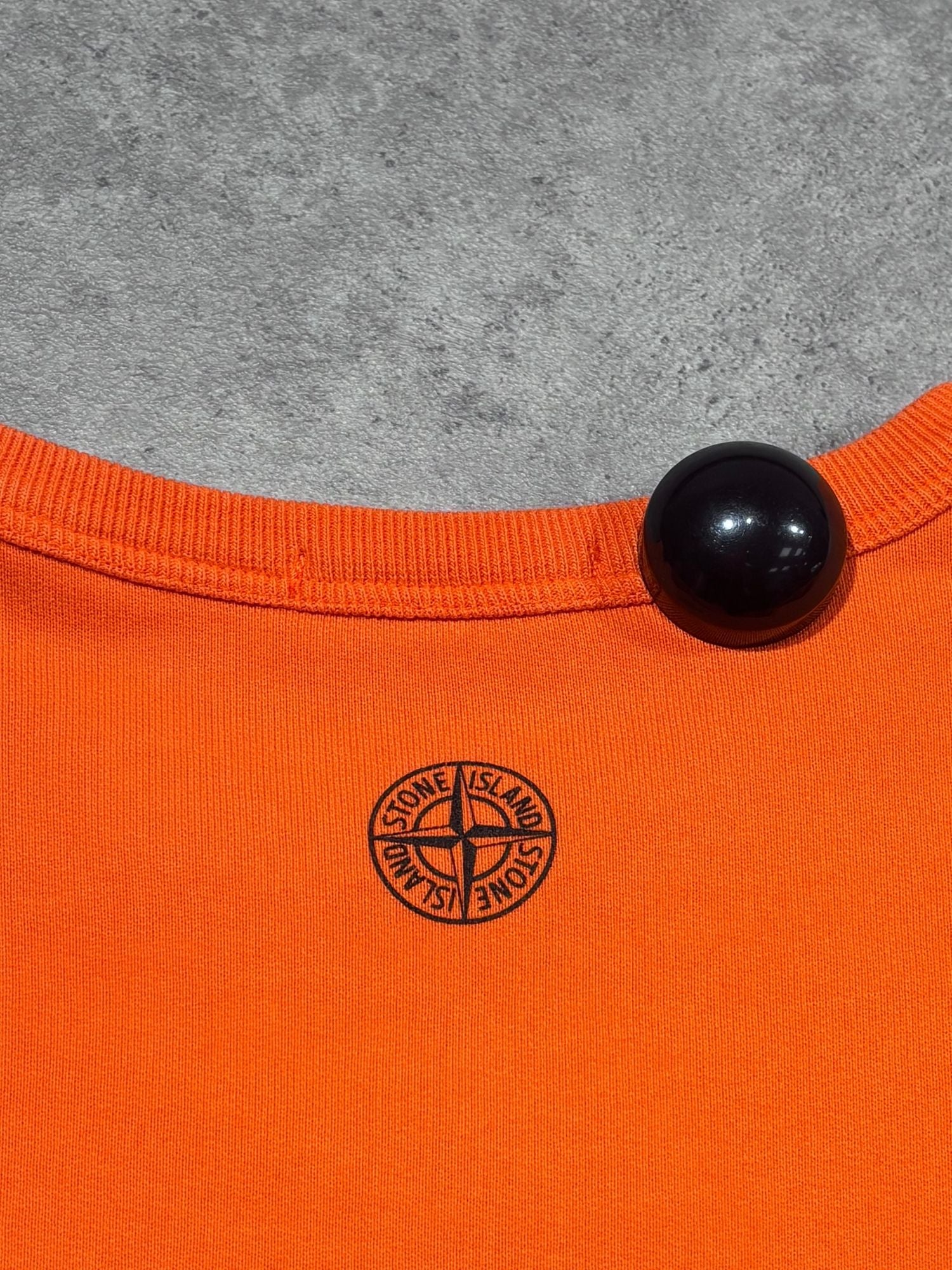 Sweat orange Stone Island (14 ans - S)