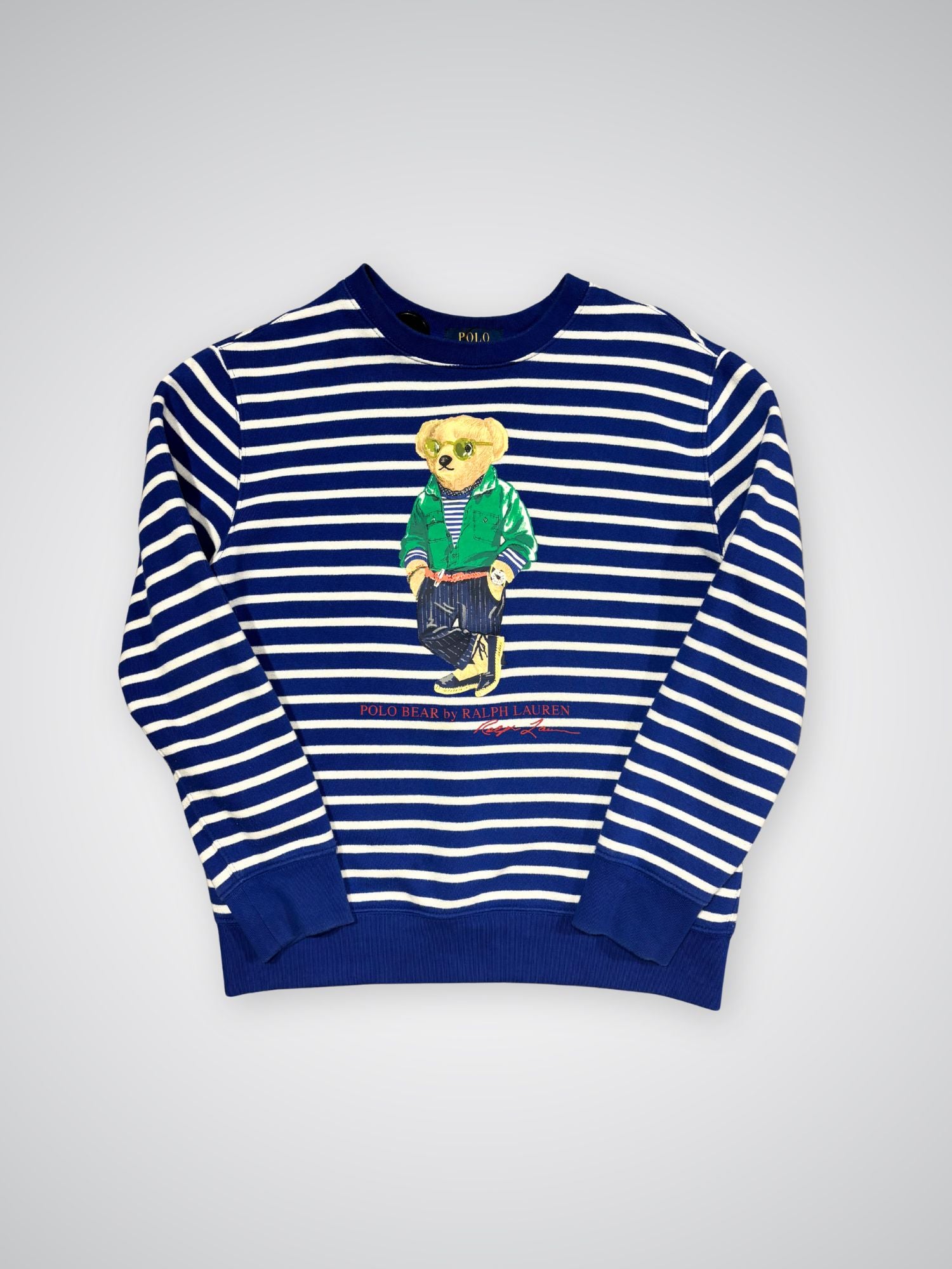 Sweat Bear à rayures Ralph Lauren (S femme)