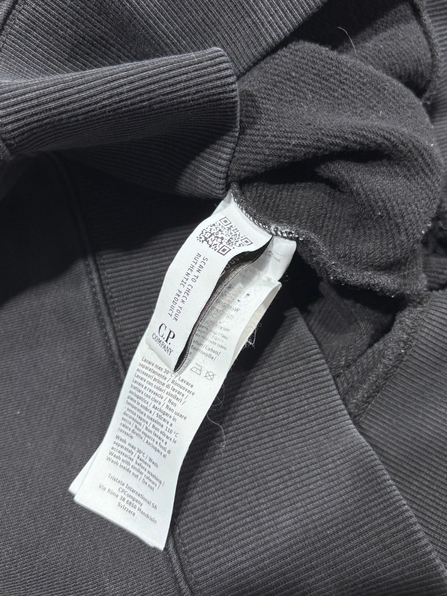 Sweat CP Company noir (S)