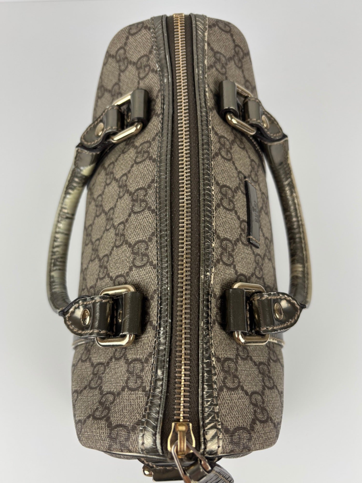 Sac mini Boston Gucci argenté